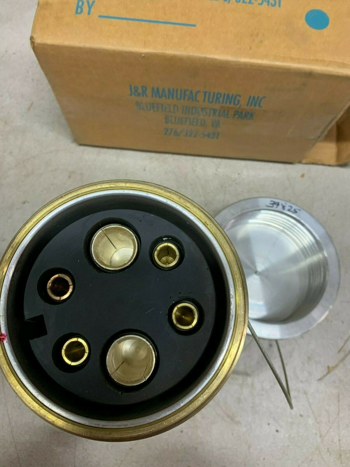 NEW J&R MANUFACTURING PLUG RECEPTACLE 7600PPA-RRA DRAWING 6800PPA-RRA-X/P-4127-0