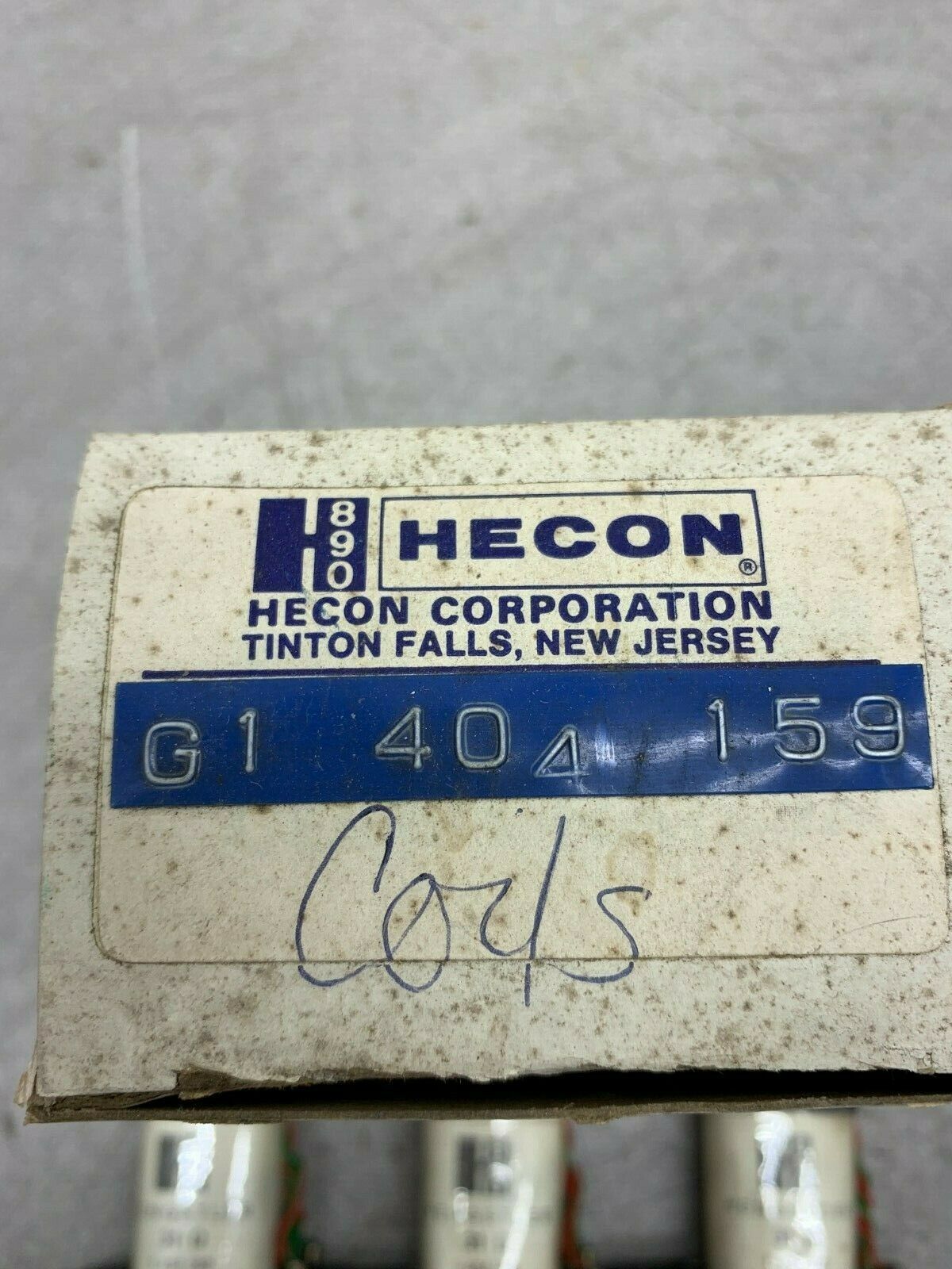 BOX OF 5 NEW IN BOX HECON COILS G1 404 159