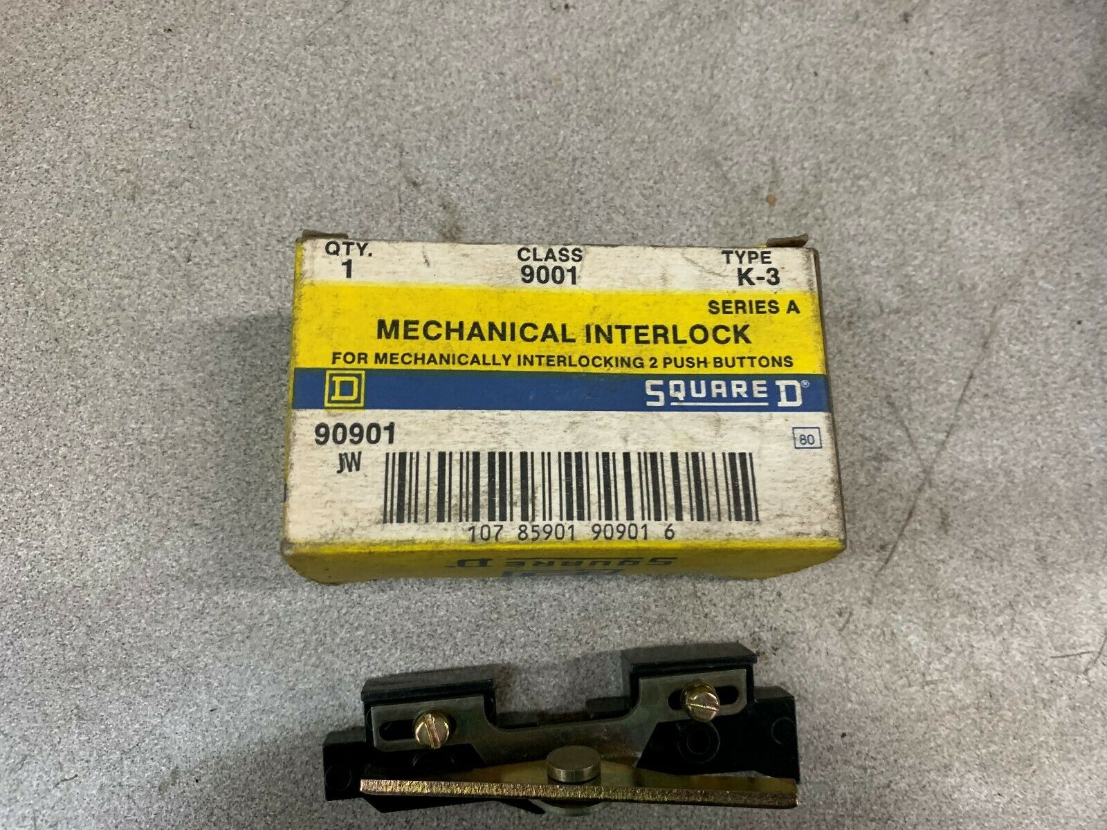 NEW IN BOX SQUARE D MECHANICAL INTERLOCK 9001 K-3 SERIES A