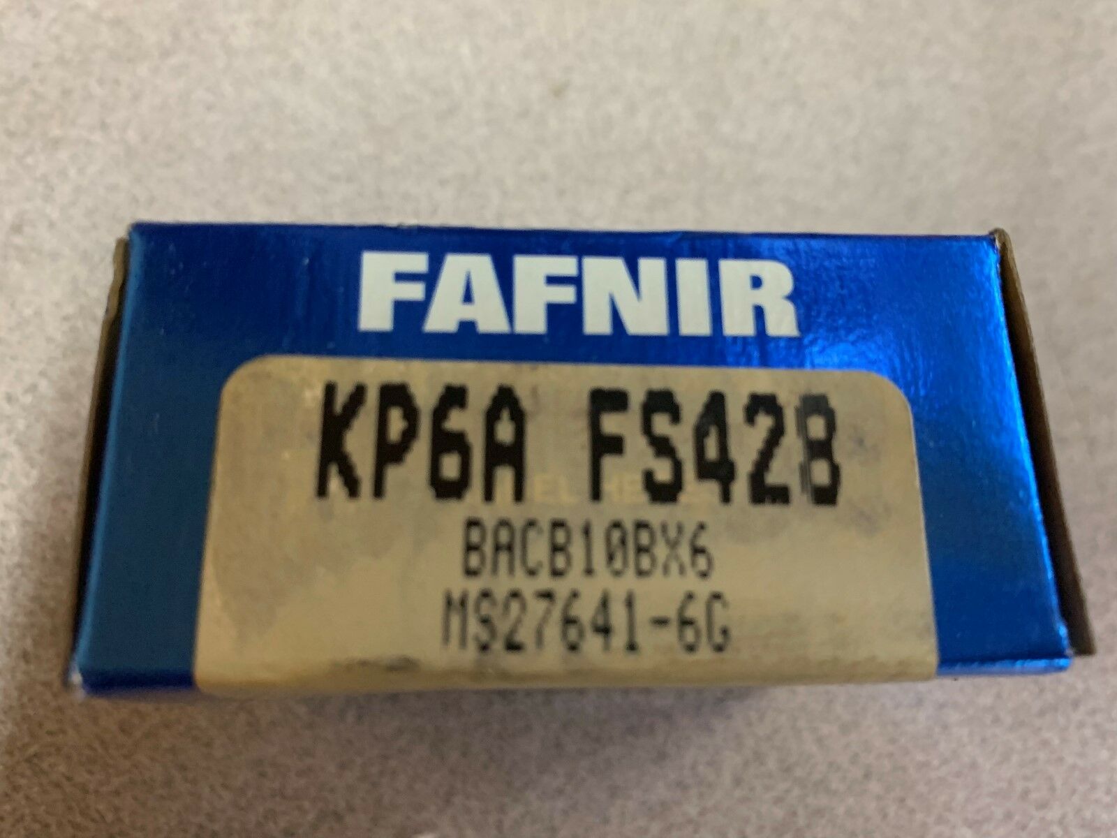 NEW IN BOX FAFNIR BEARING KP6A FS328