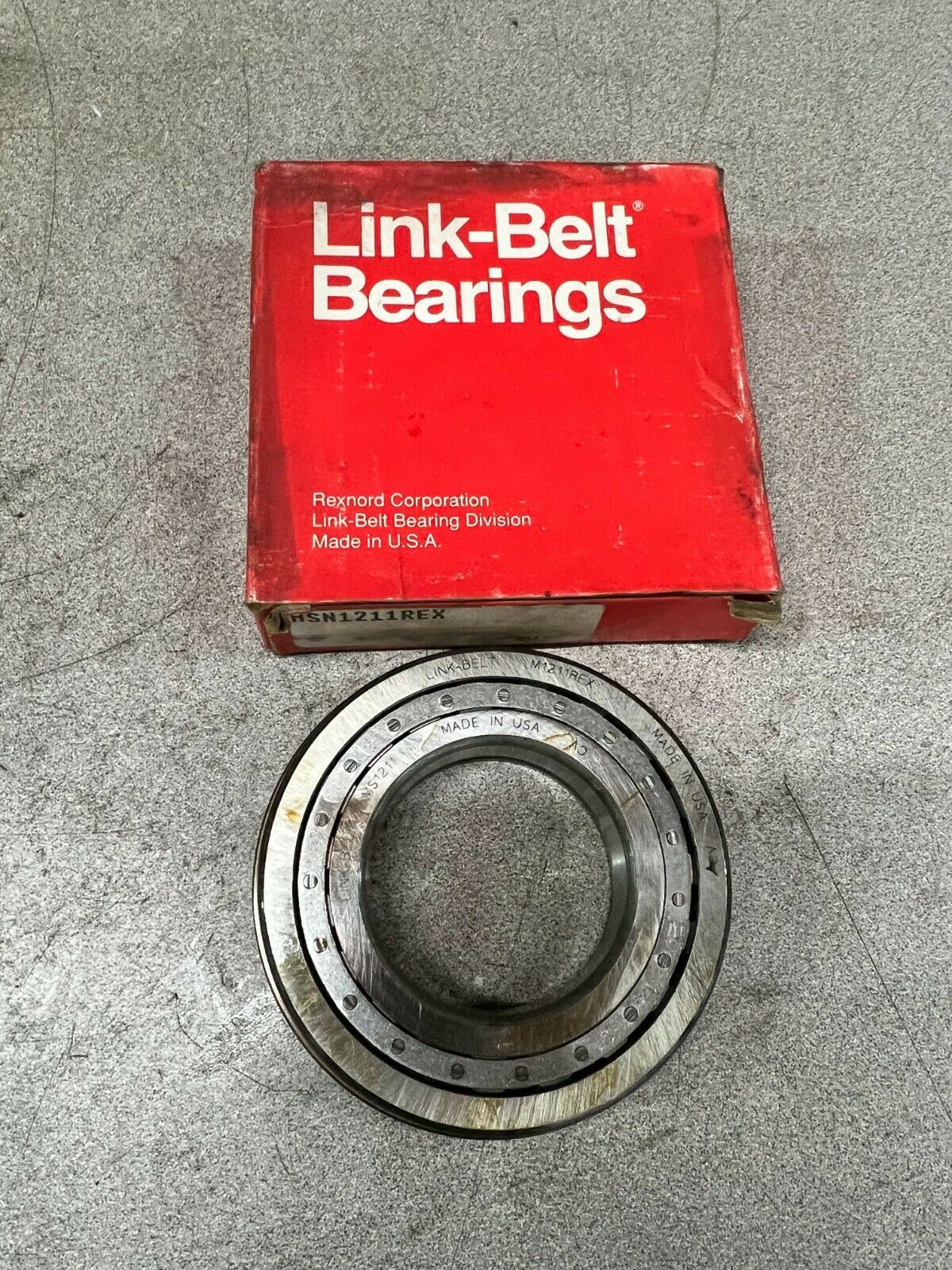 NEW IN BOX LINKBELT MS1211 CYLINDRICAL BEARING MSN1211REX