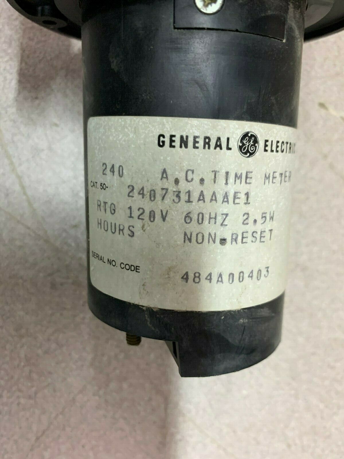 NEW IN BOX GE AC TIME METER 50-240731AAAE1