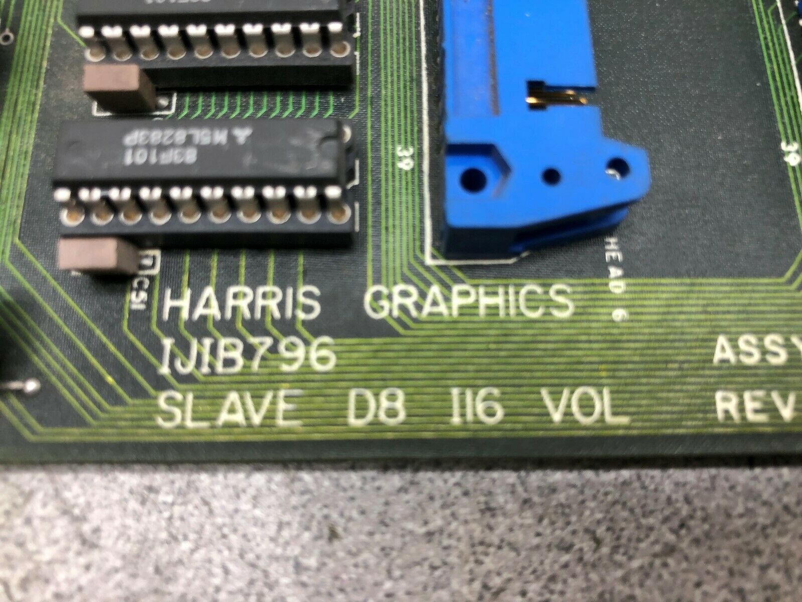 USED HARRIS GRAPHICS PC MEMORY BOARD 500111-G01