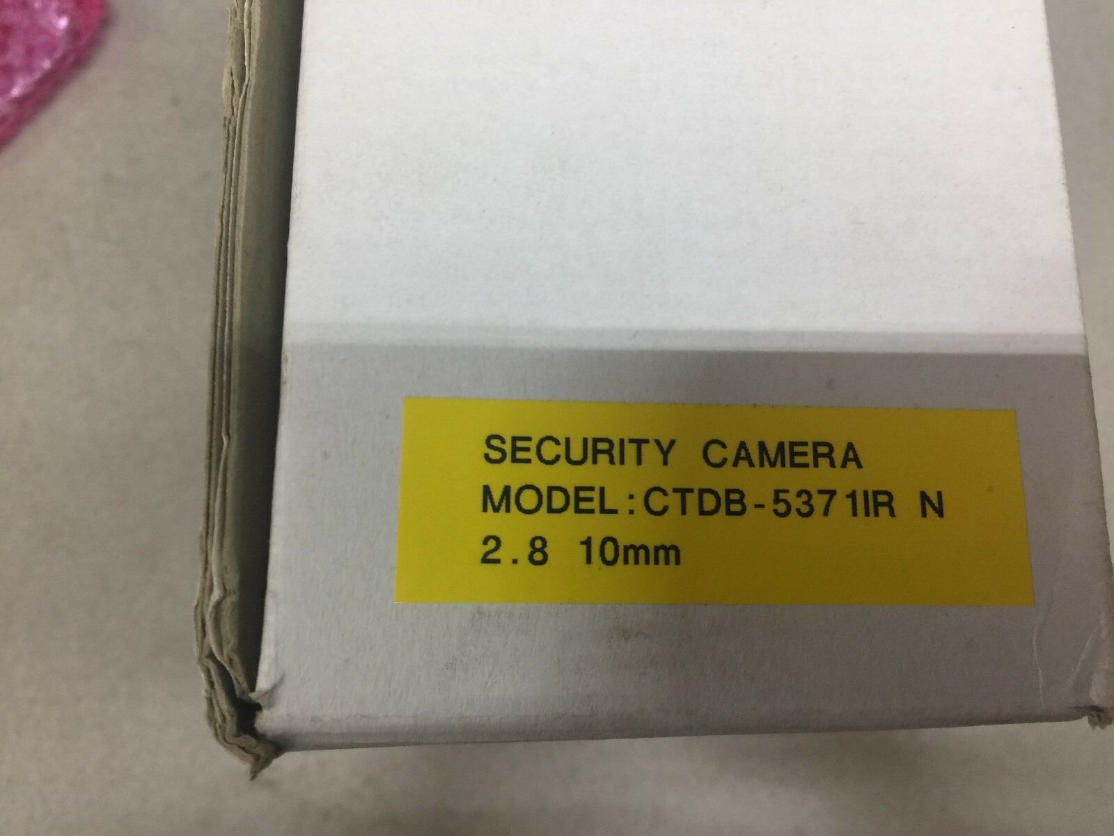 NEW IN BOX SECURITY CAMERA CTDB-573 1IR N