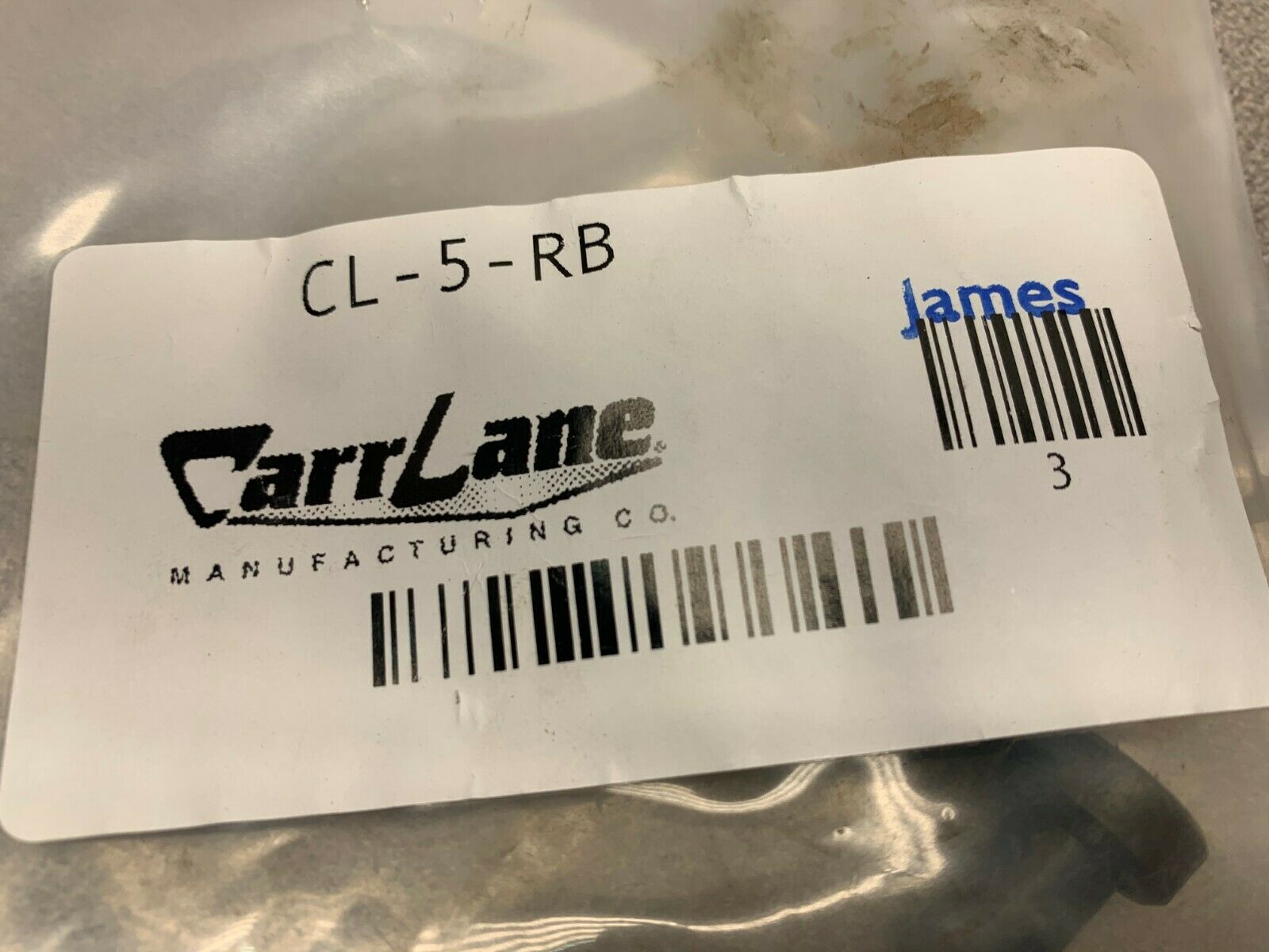 LOT OF 3 NEW IN BAG CARRLANE PART CL-5-RB