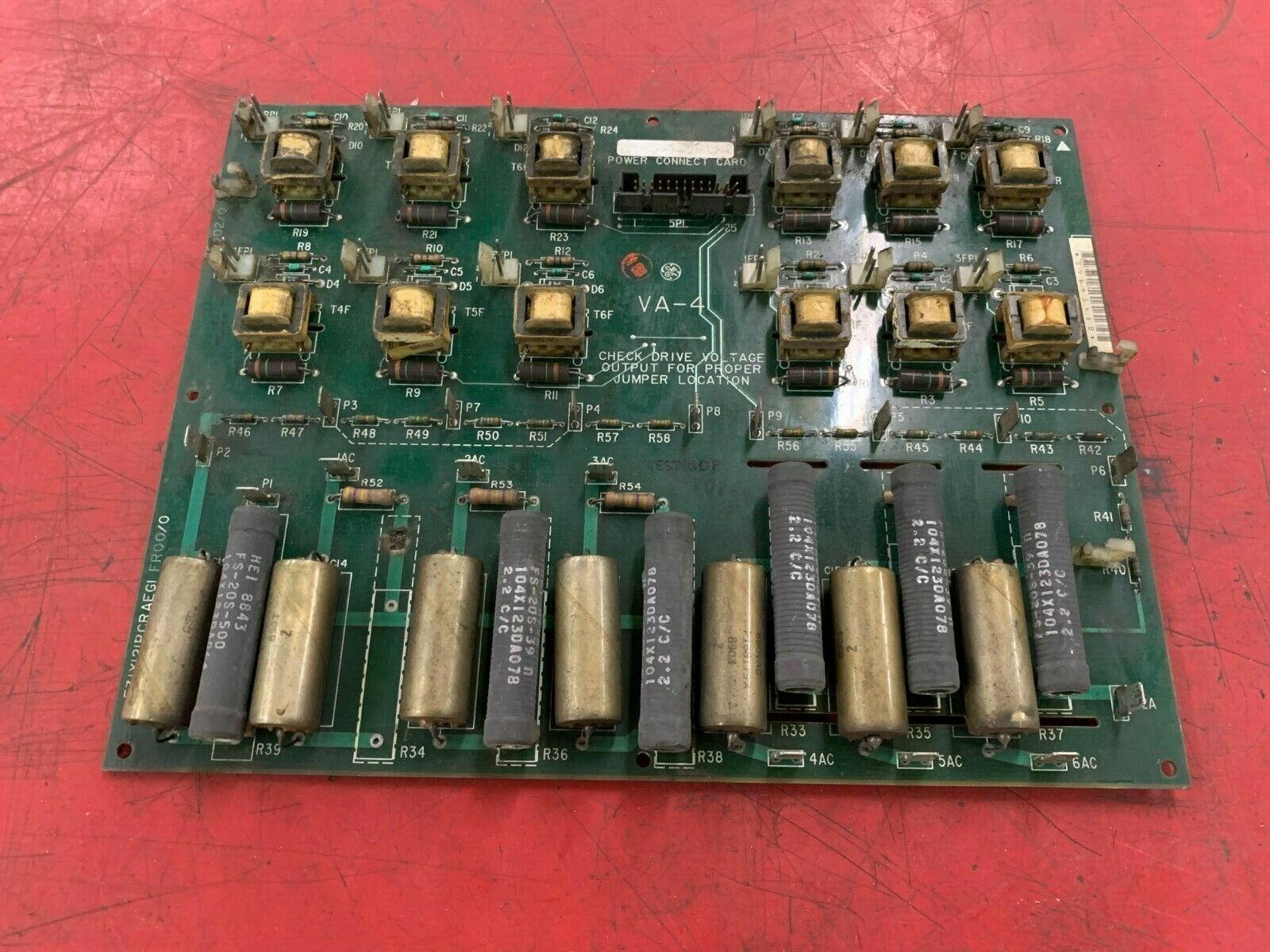 USED GENERAL ELECTRIC 531X121PCRAJG4 CIRCUIT BOARD F31X121PCRAEG1 FR00/0