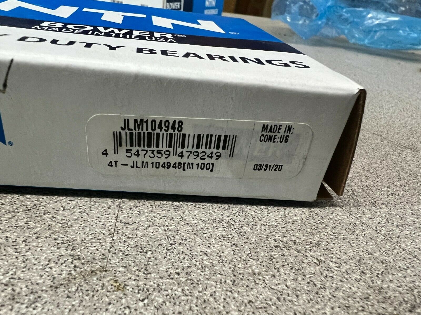 NEW IN BOX NTN ROLLER BEARING 4T-JLM104948