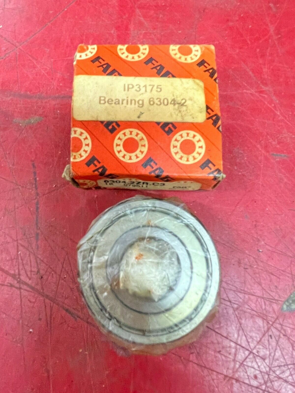 LOT OF 4 NEW IN BOX FAG BEARING 6304.2ZR.C3