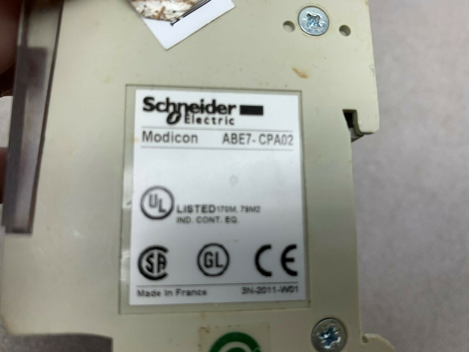 USED SCHNIEDER ELECTRIC INTERFACE MODULE ABE7-CPA02