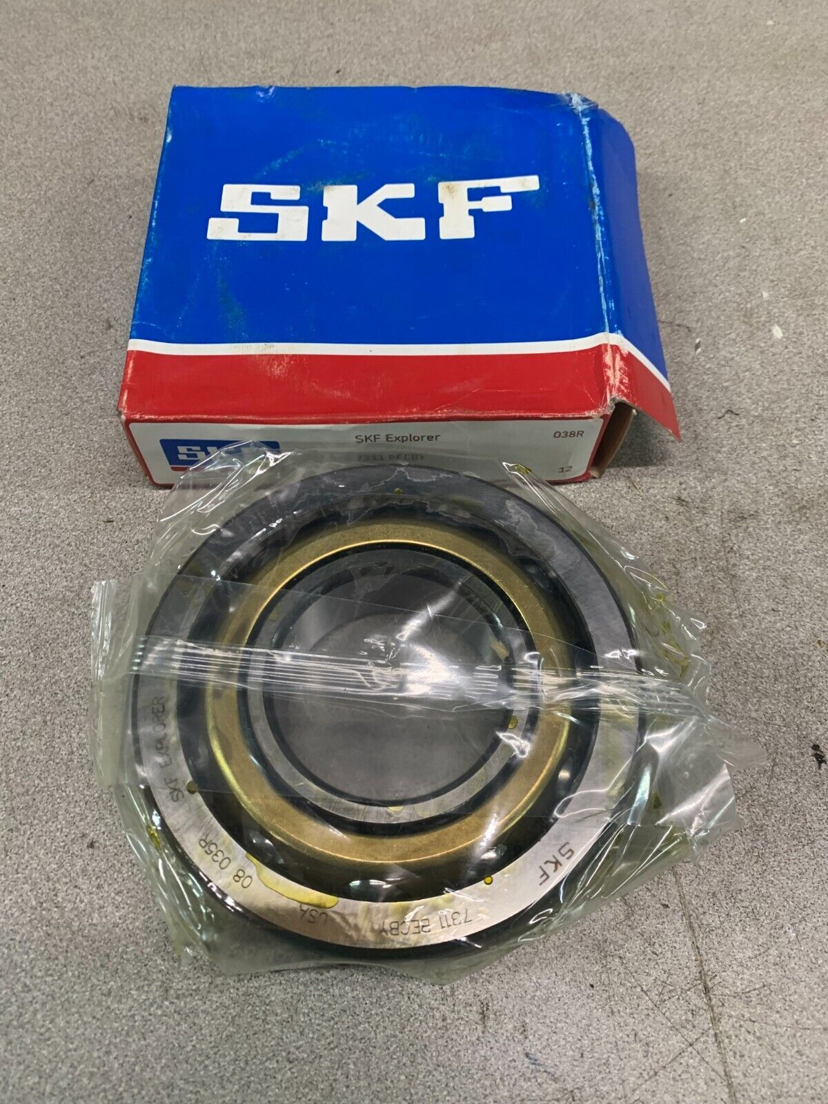 NEW IN BOX SKF EXPLORER ANGULAR CONTACT BALL BEARING 7311 BECBY