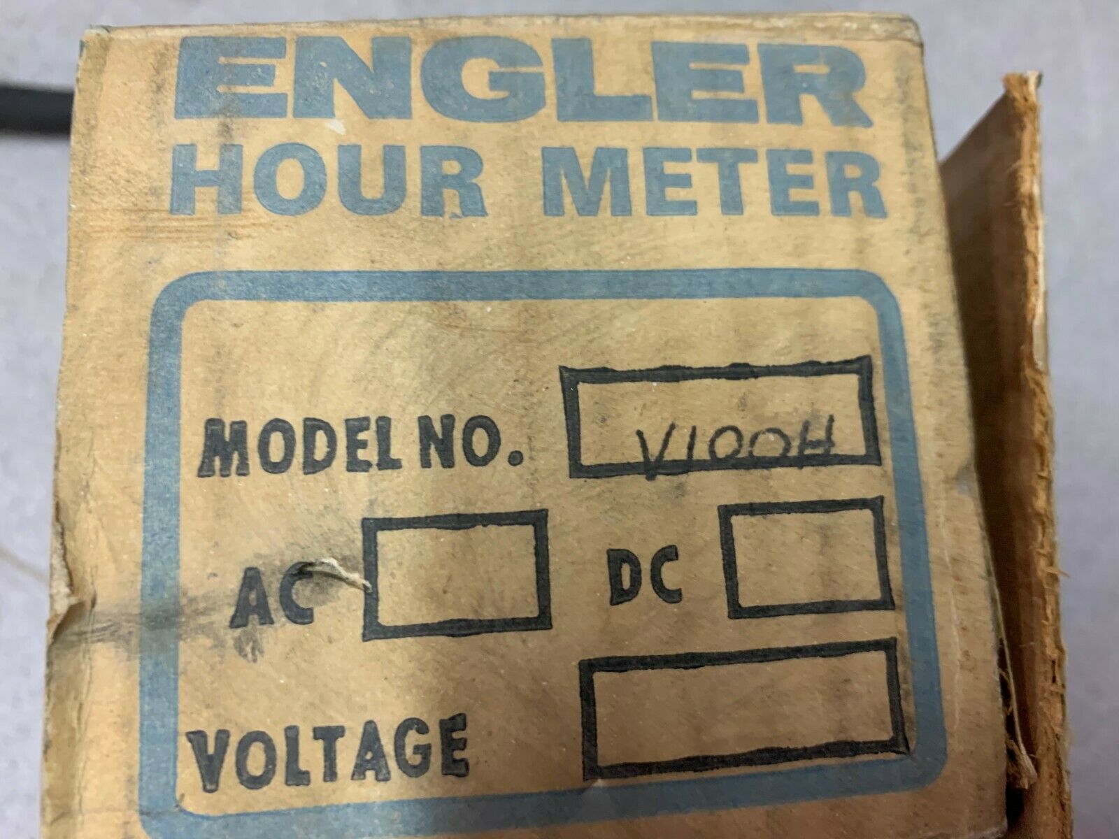 NEW IN BOX ENGLER METER V100H