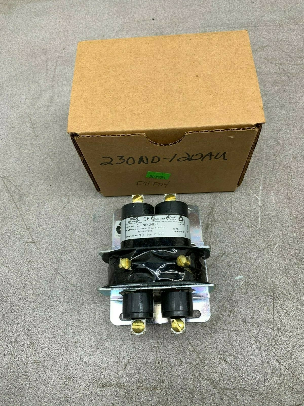 NEW MDI CONTACTOR 230NO-24DU