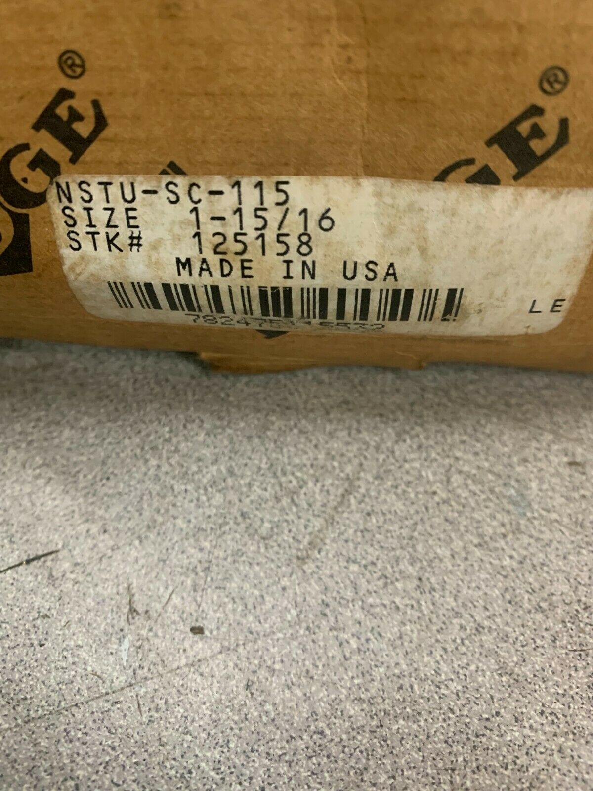 NEW IN BOX DODGE NSTUSC115 TAKE-UP BEARING 1-15/16" BORE NSTU-SC-115 125158