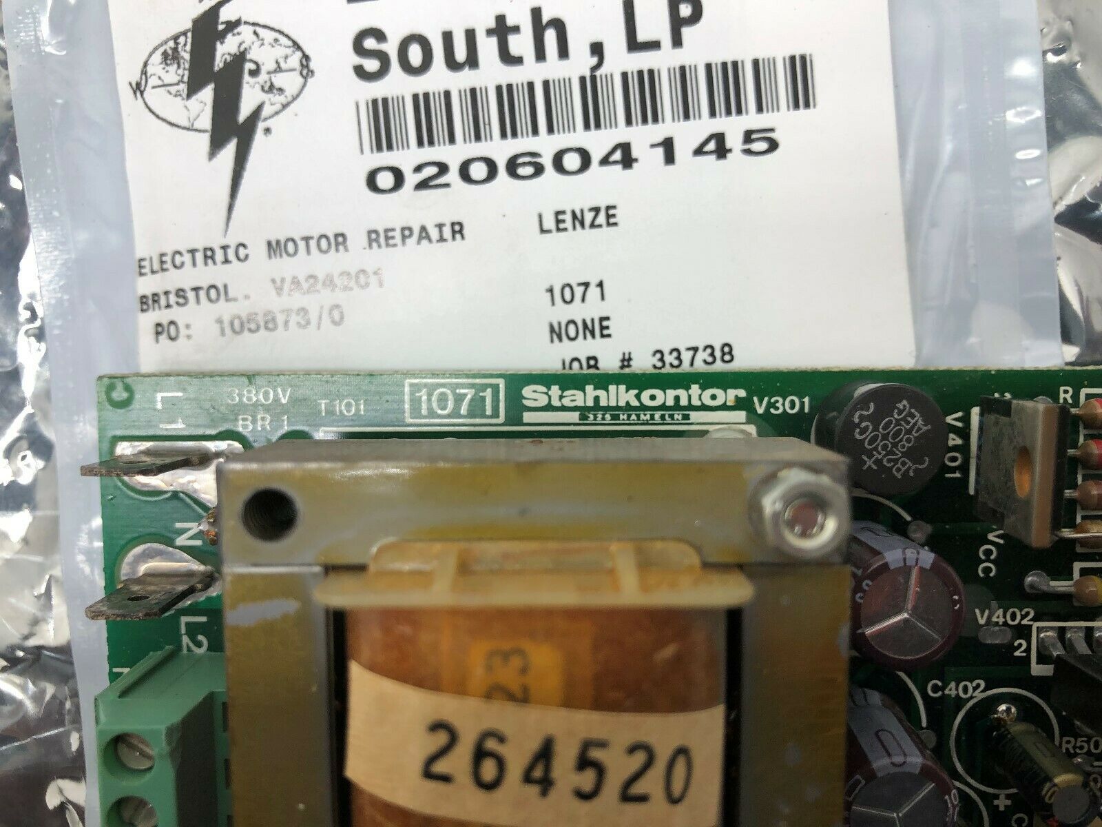 USED REMANUFACTURED STAHLKONTOR CIRCUIT BOARD 33 10713-03 001