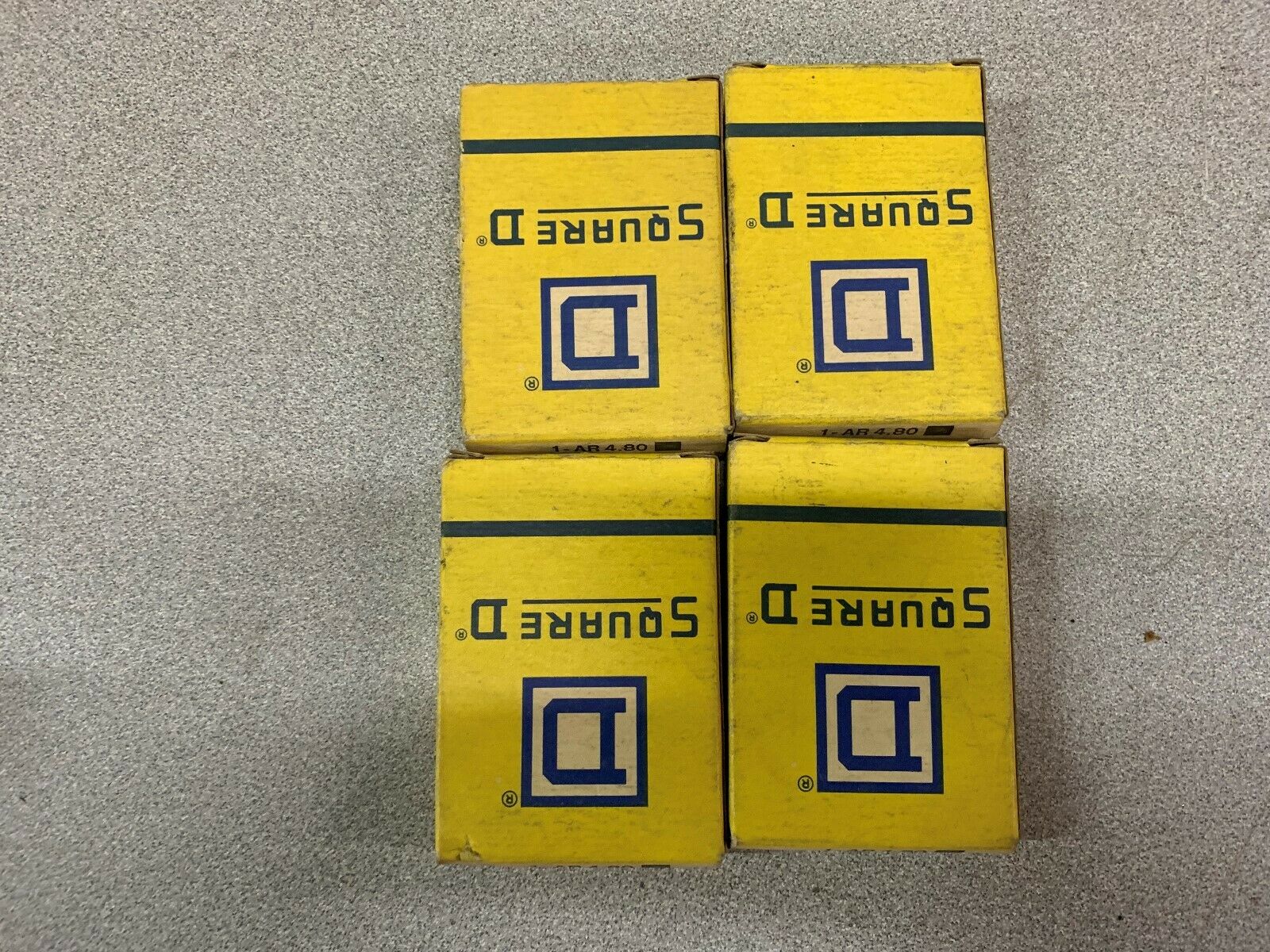 LOT OF 4 NEW IN BOX SQUARE D THERMAL UNIT 1-AR 4.80