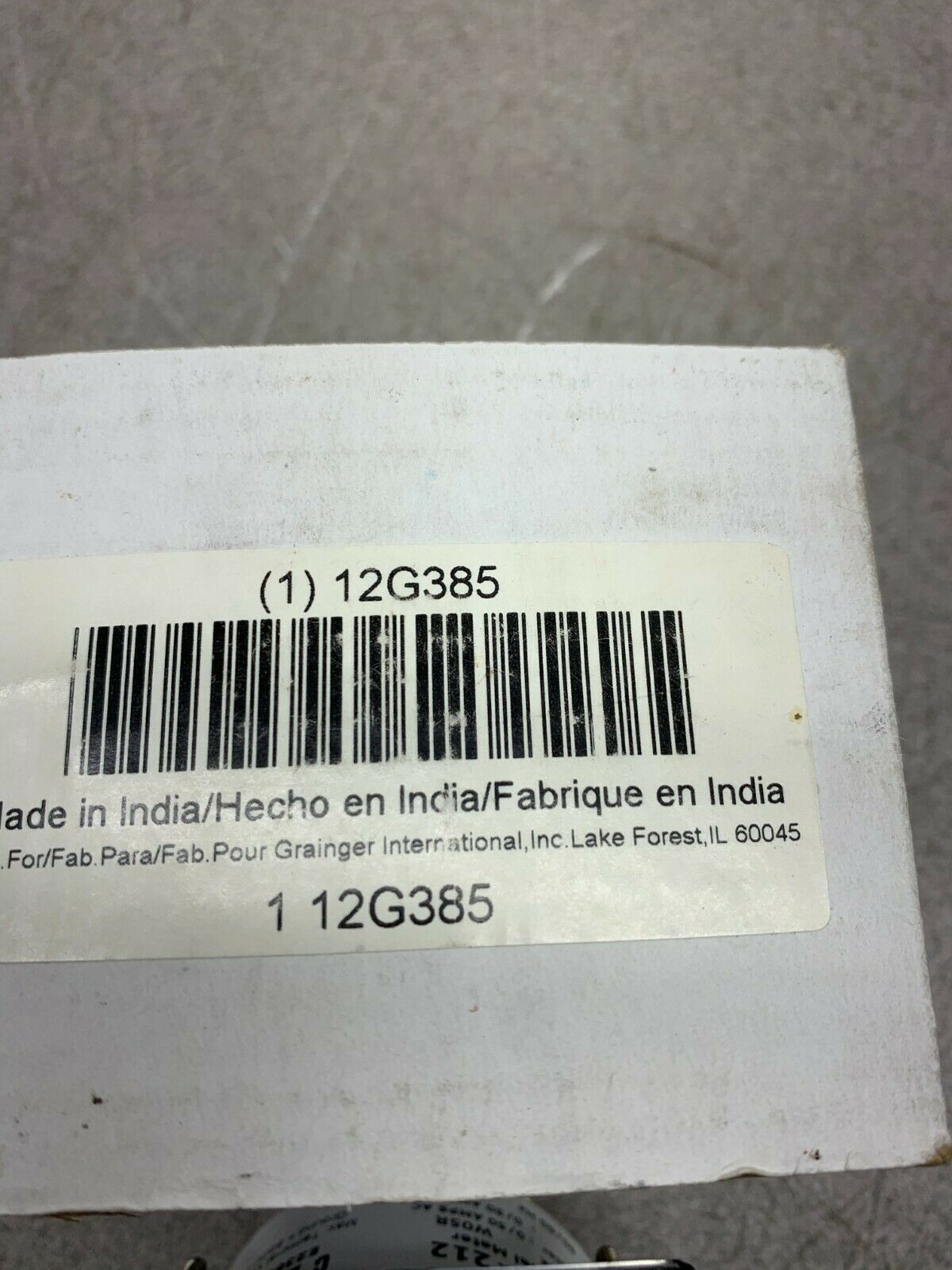 NEW IN BOX GRAINGER INTERNATIONAL PANEL METER 12G385