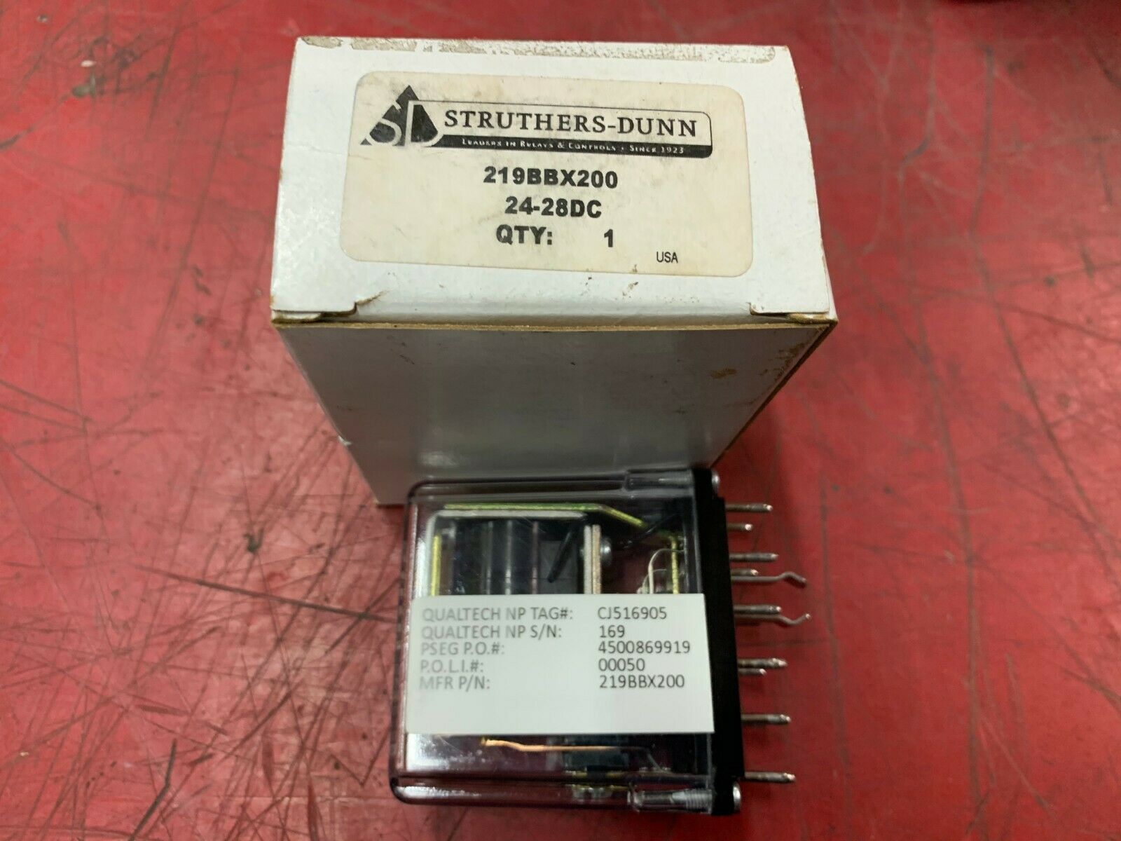 NEW IN BOX STRUTHERS-DUNN 24/28VDC. RELAY 219BBX200