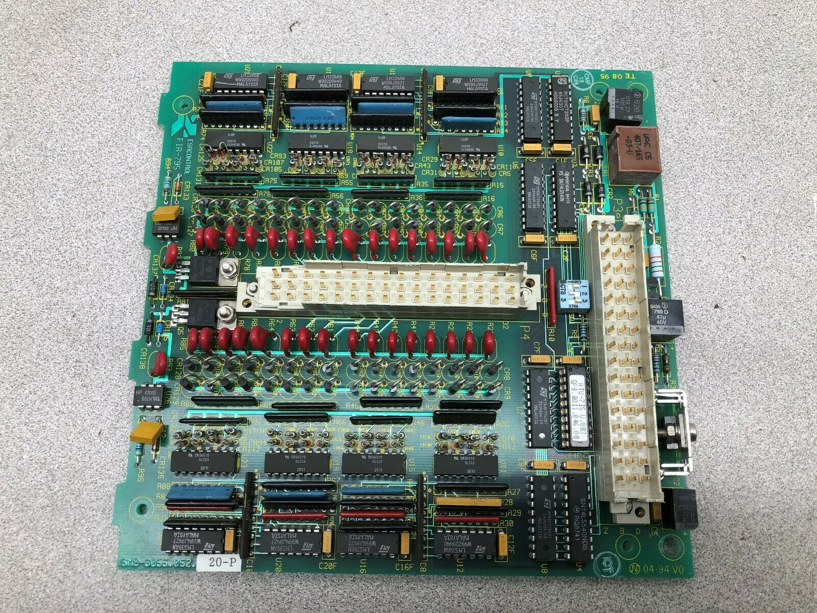 USED ESA CONTROLS CONTROL BOARD FIR-795  /  SM9-3055.052.20-P