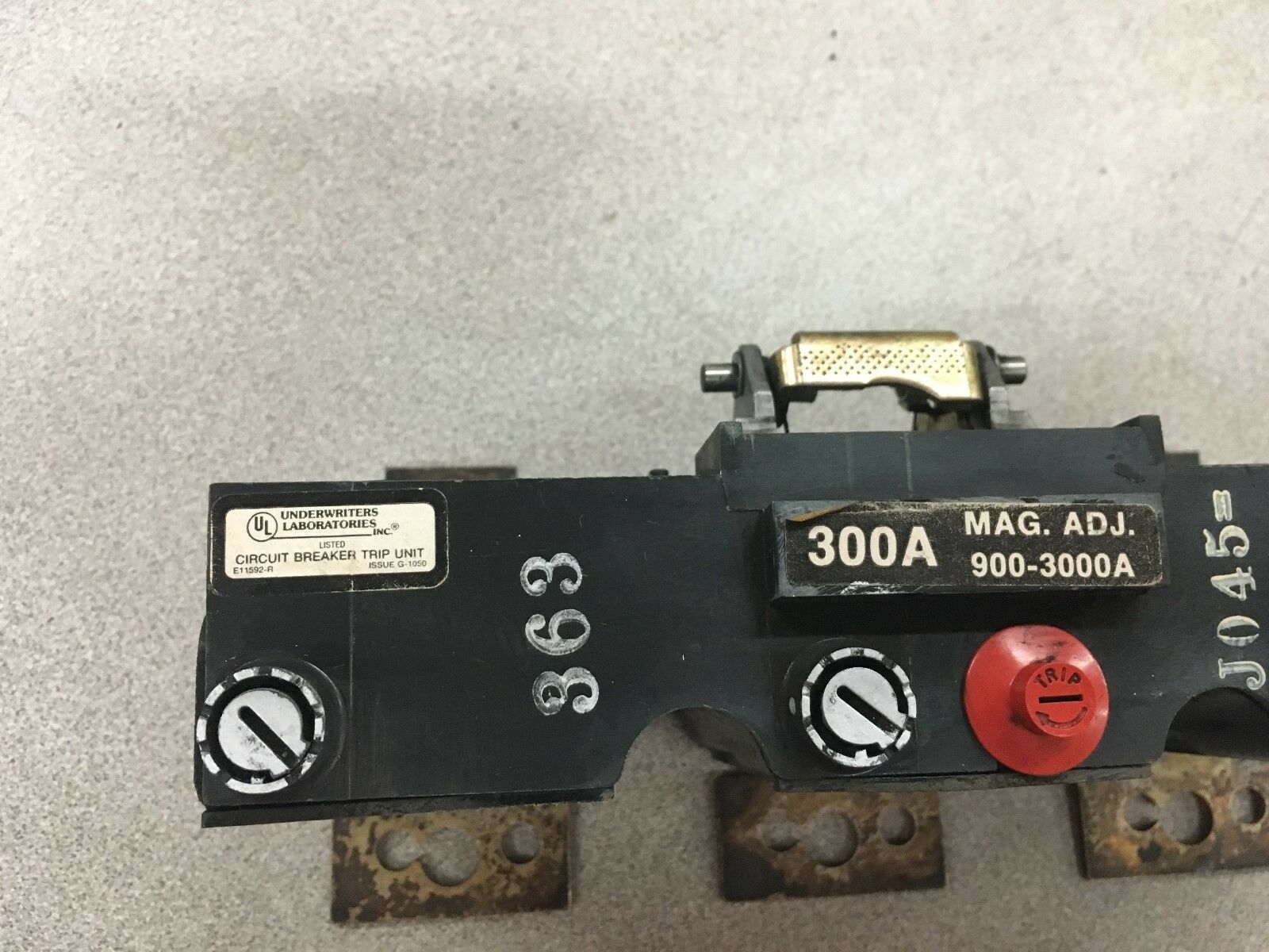 NEW NO BOX GENERAL ELECTRIC 300AMP TRIP UNIT TJK436T300