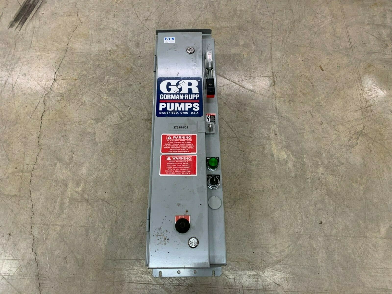 NEW CUTLER-HAMMER SIZE 2 COMBINATION STARTER AN16GN0 & 50AMP BREAKER HMCP050K2C