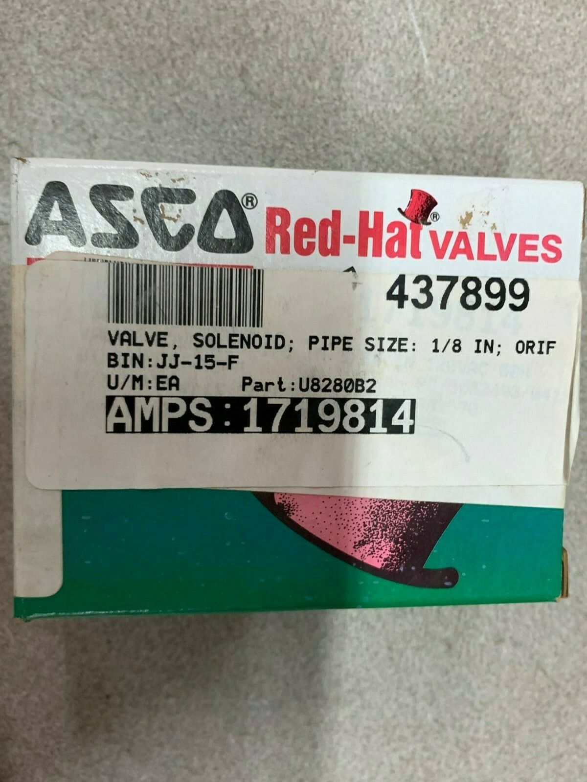 NEW IN BOX ASCO SOLENOID VALVE 48280B2