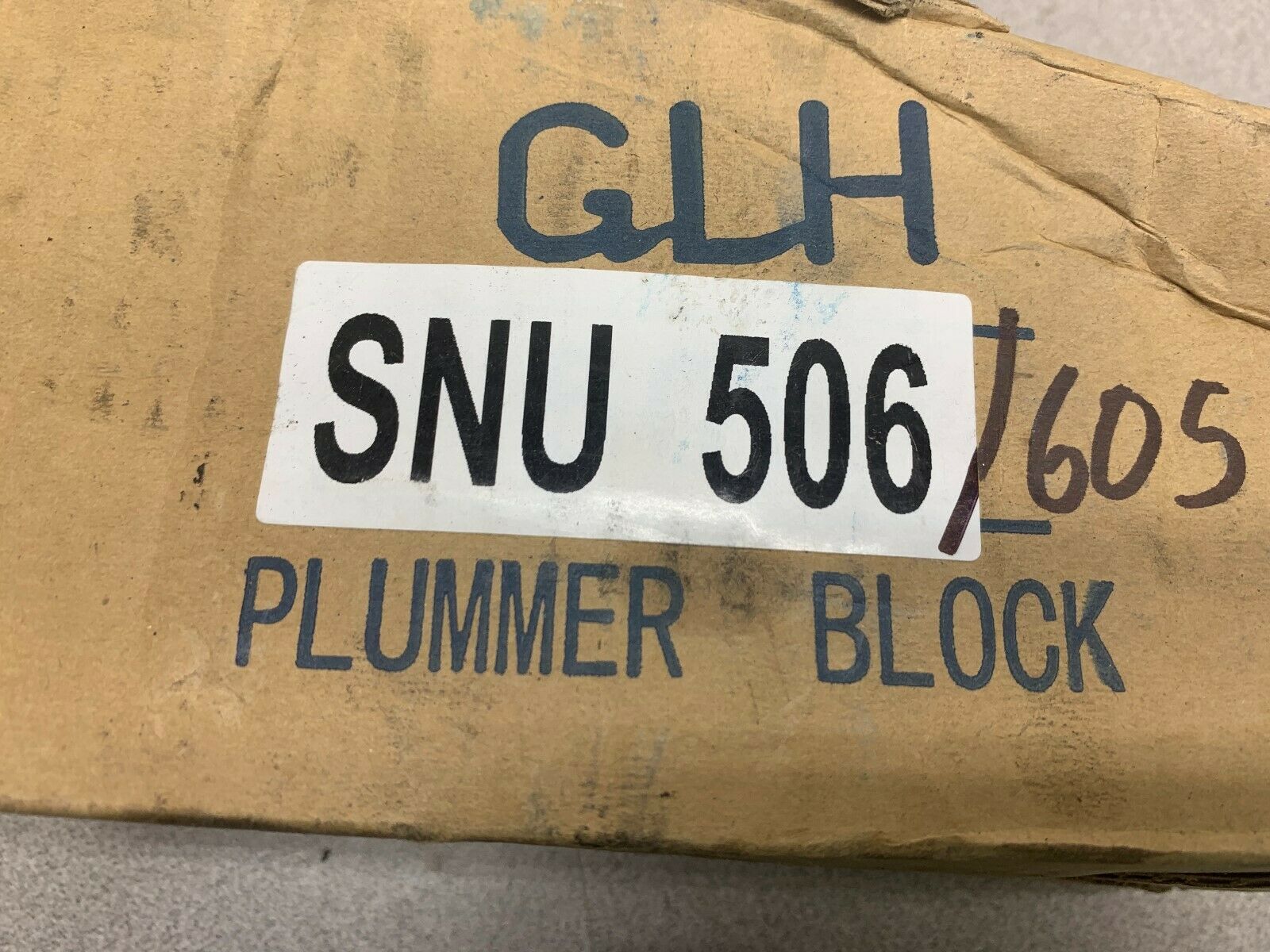 NEW IN BOX GLH PLUMMER BLOCK SNU 506