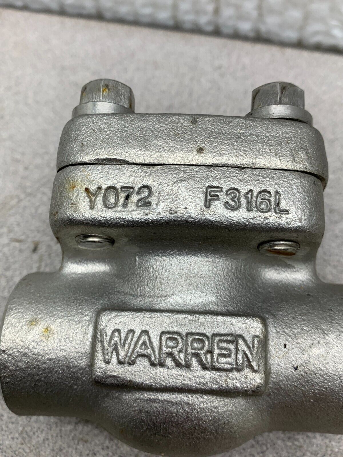 NEW NO BOX WARREN 1/2" CLASS 800LB SWING CHECK VALVE SOCKET 803HF-S