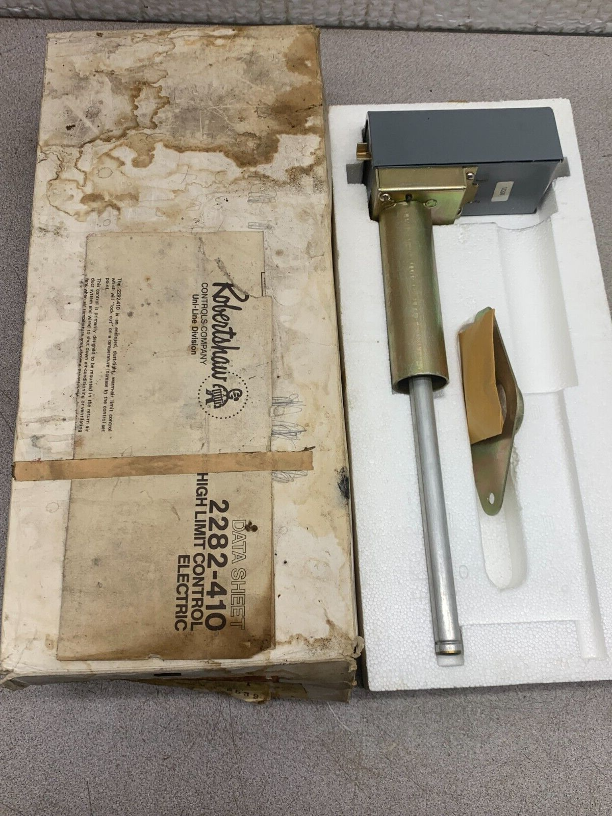 NEW IN BOX ROBERTSHAW ELECTRIC HIGH LIMIT CONTROL 2282-410