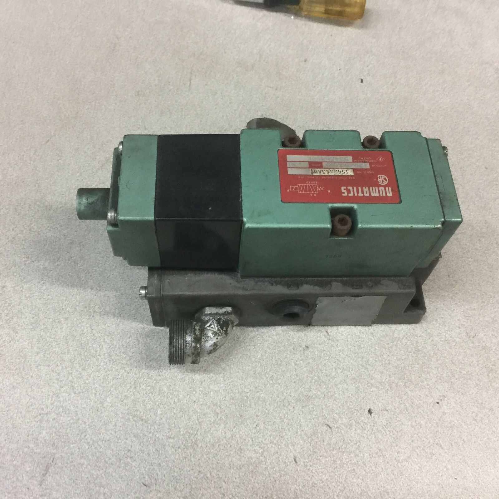 USED NUMATICS AIR VALVE 554SA43AN