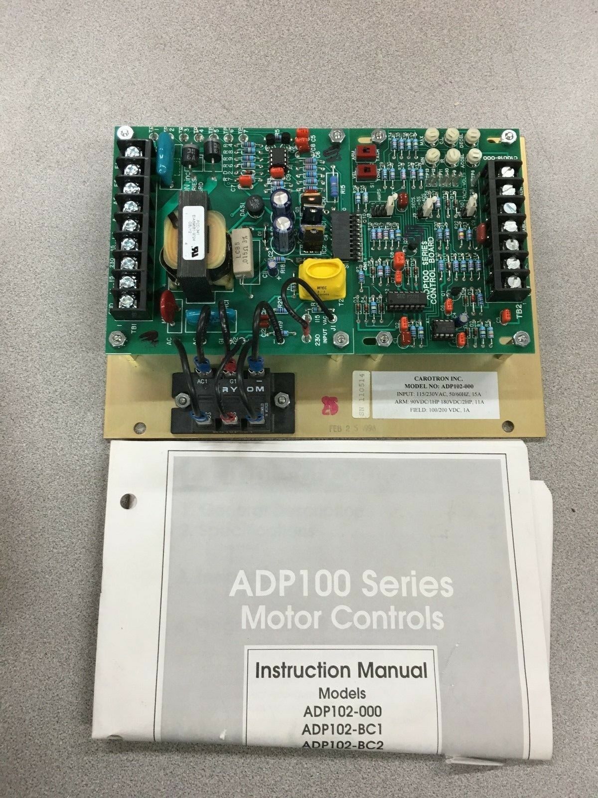 USED CAROTRON DRIVE BOARD ADP102-000