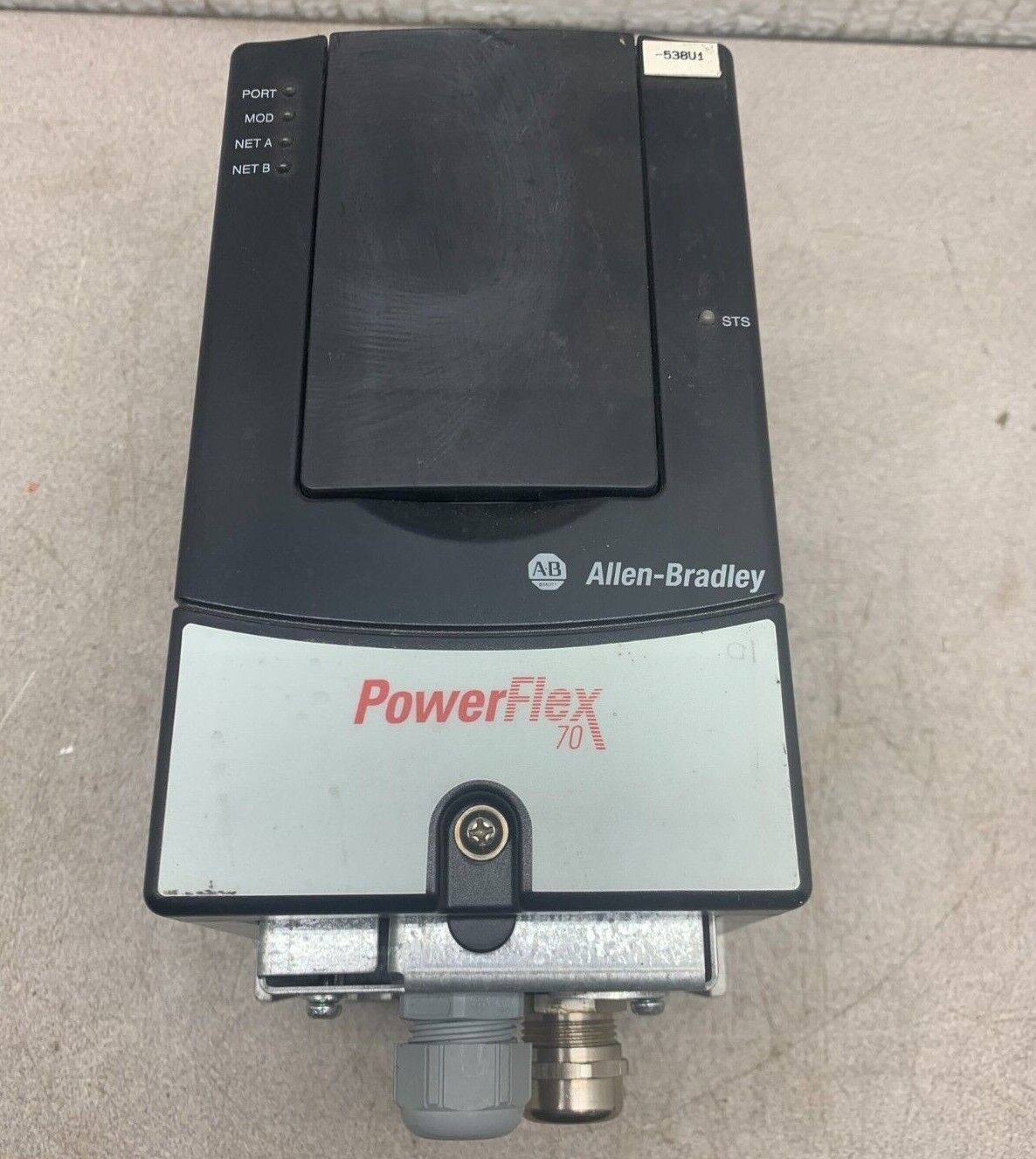 USED ALLEN-BRADLEY 2HP POWERFLEX 70 DRIVE 20AE2P7A0AYNNNC0 SERIES A