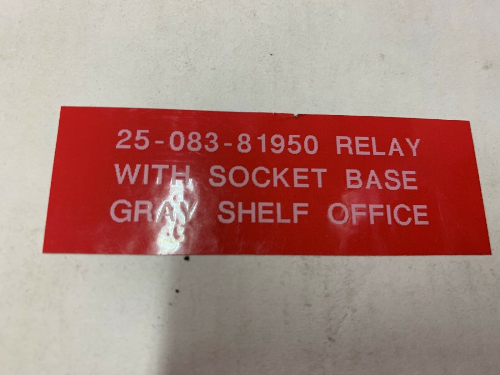 NEW NO BOX LOT OF 3 EARSCE RELAY 25-083-81950