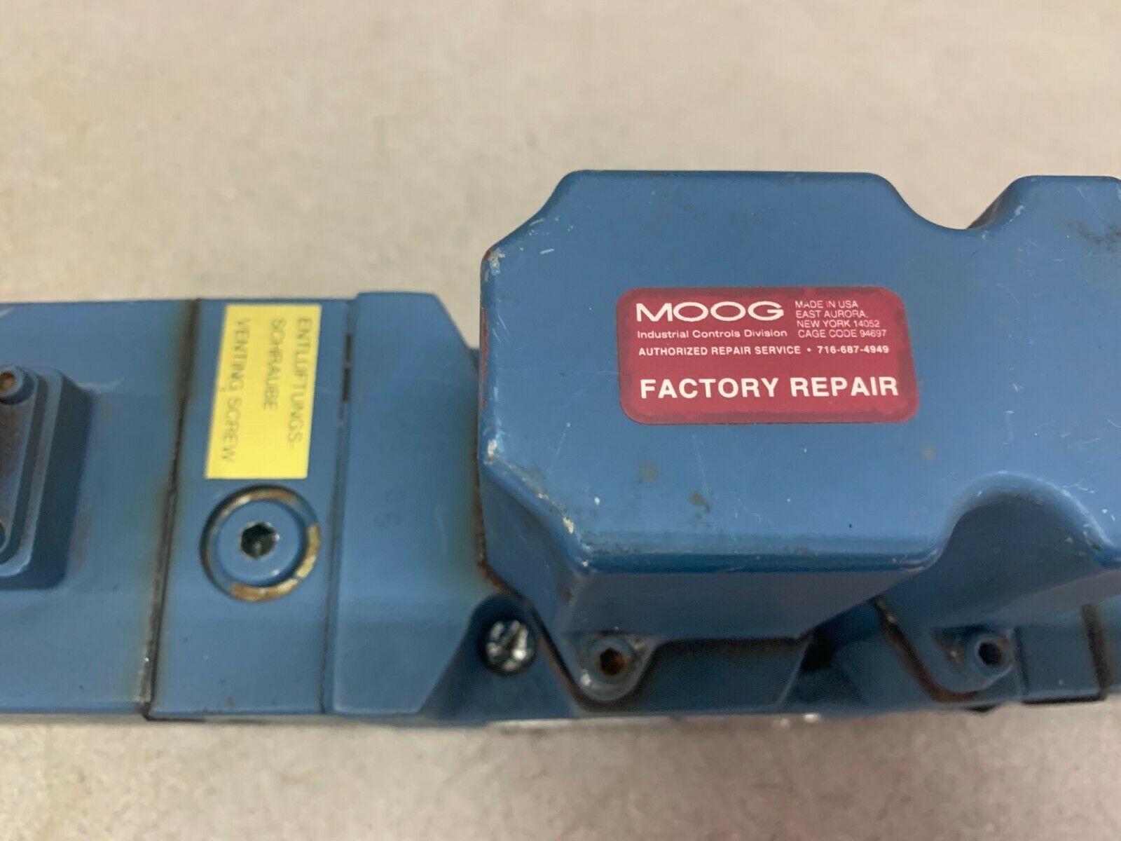 REMANUFACTURED MOOG D651-404 HYDRAULIC SERVO VALVE P70FBX3ANFX