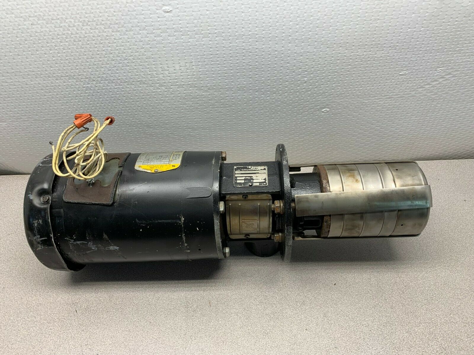 USED GRUNDFOSS CRK4-30-U-W-A-AUUV PUMP BALDOR 35A13-82F5 MOTOR 1-1/2HP 85.600005