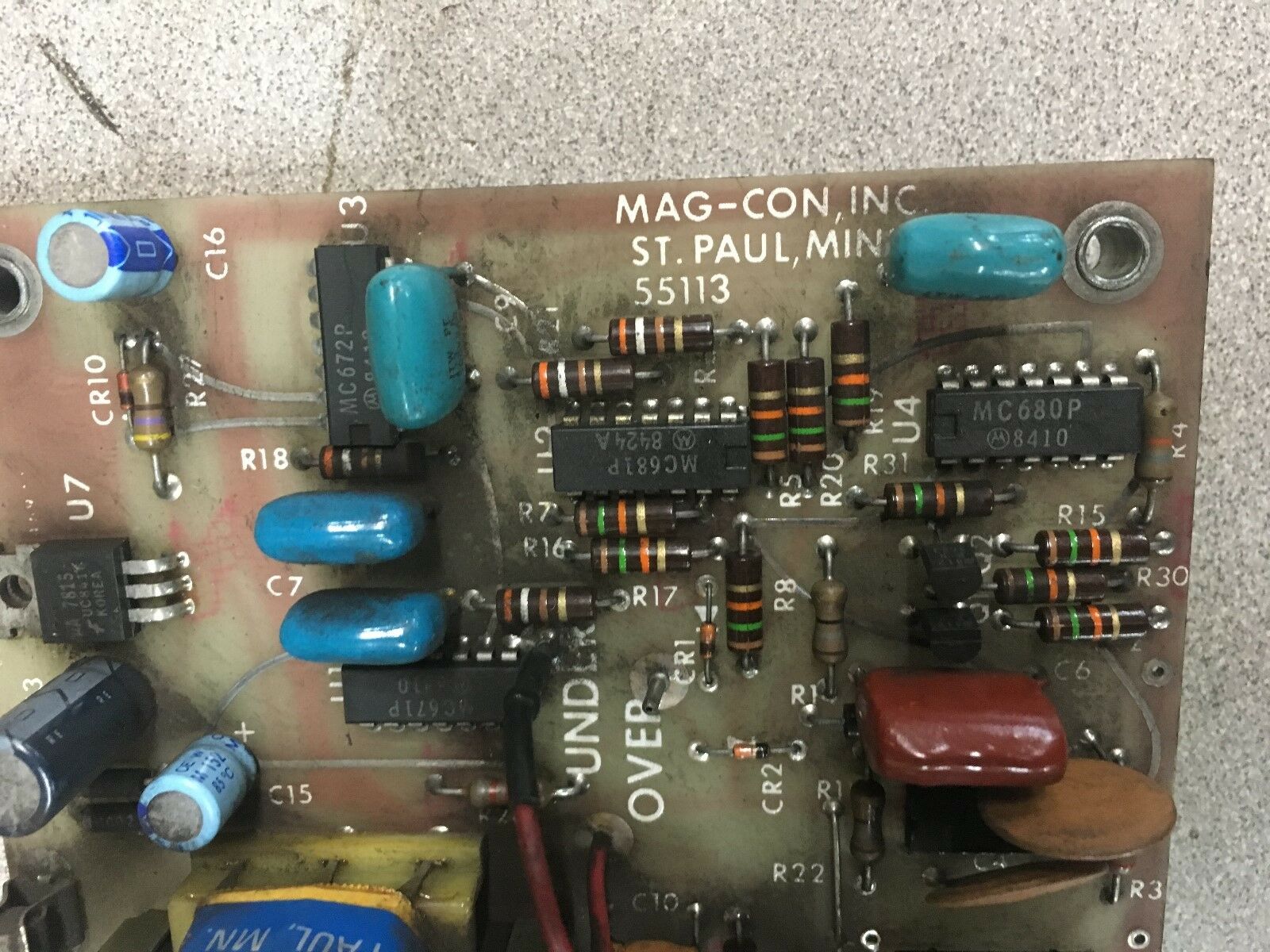 USED MAG-CON CIRCUIT BOARD B-1903-5F