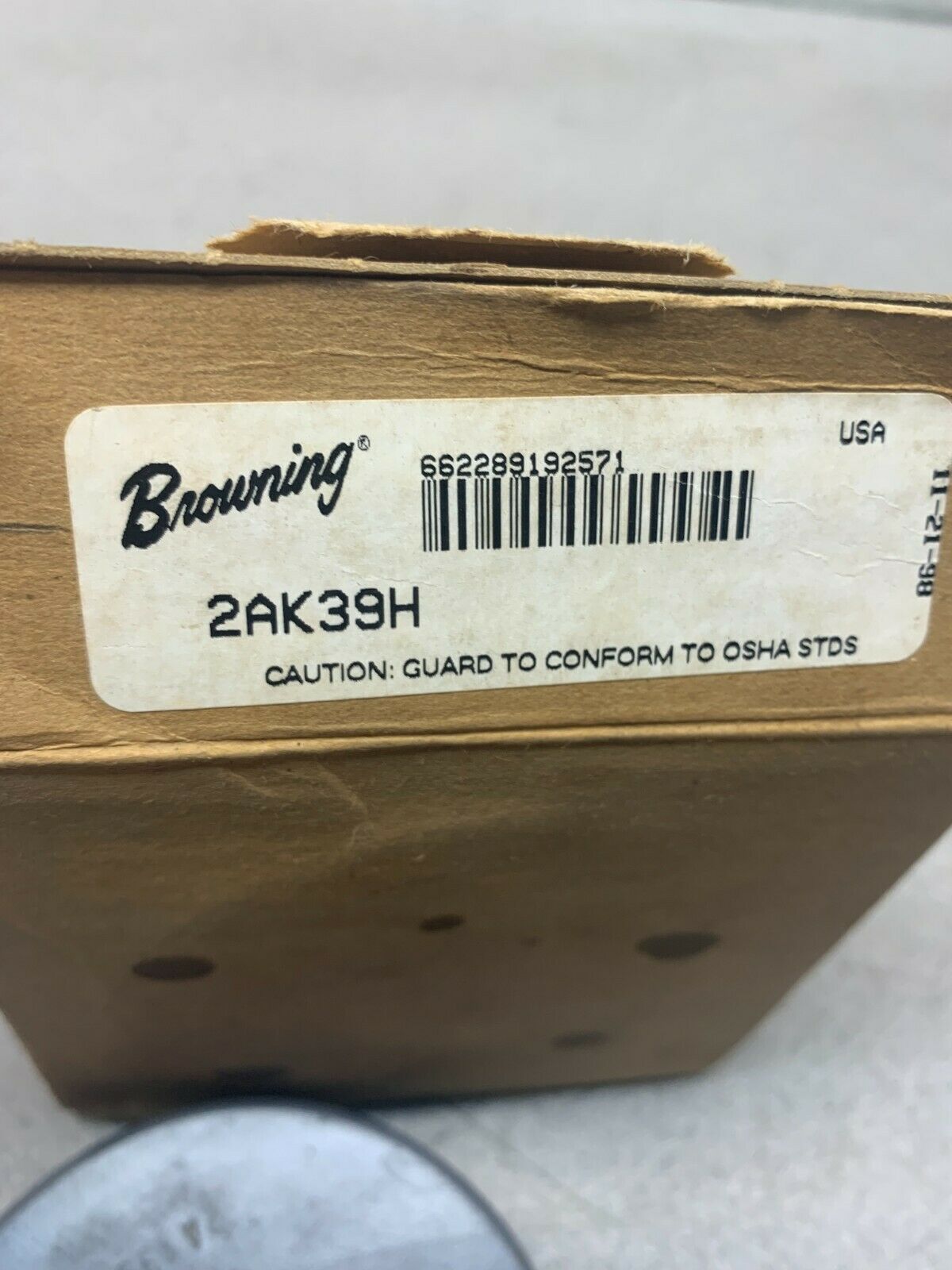 NEW IN BOX BROWNING GROOVE SHEAVE 2AK39H