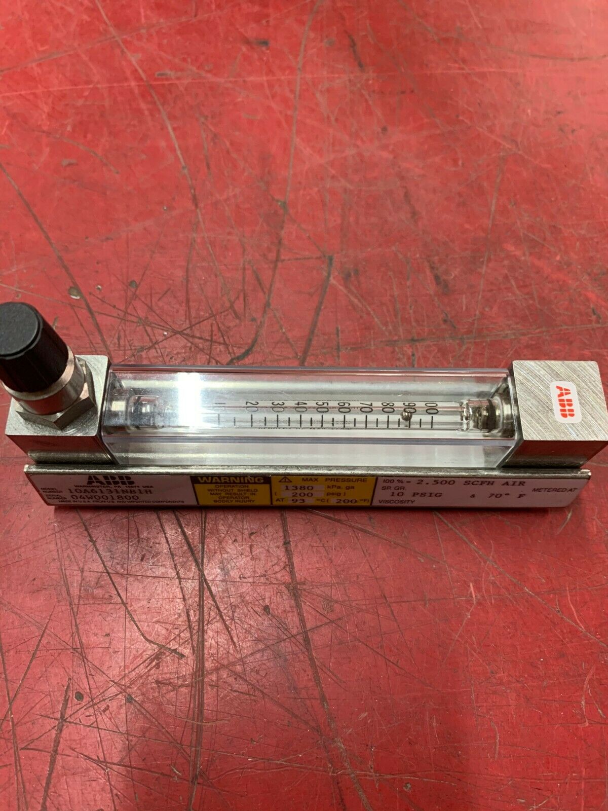 NEW NO BOX ABB FLOW INDICTOR 10A6131NB1H