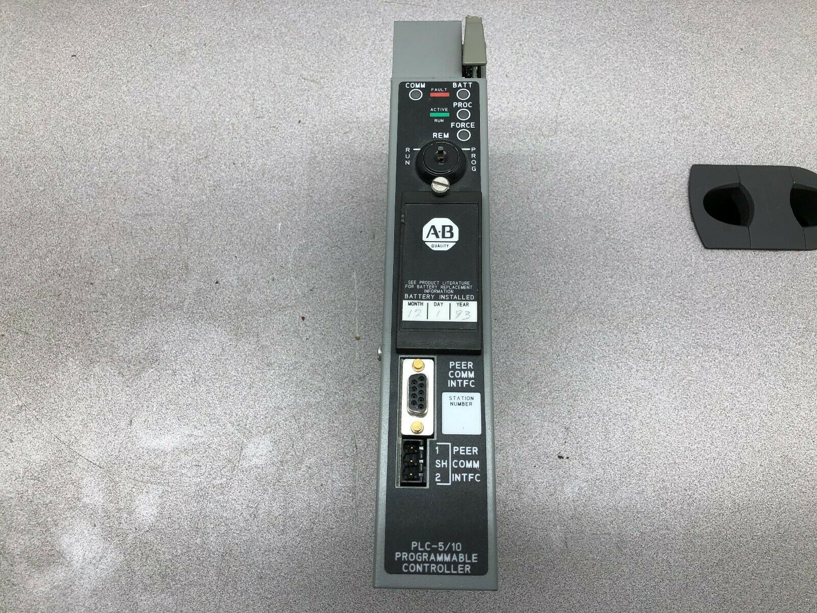 USED ALLEN BRADLEY PLC-5/10 PROCESSOR MODULE 1785-LT4 A