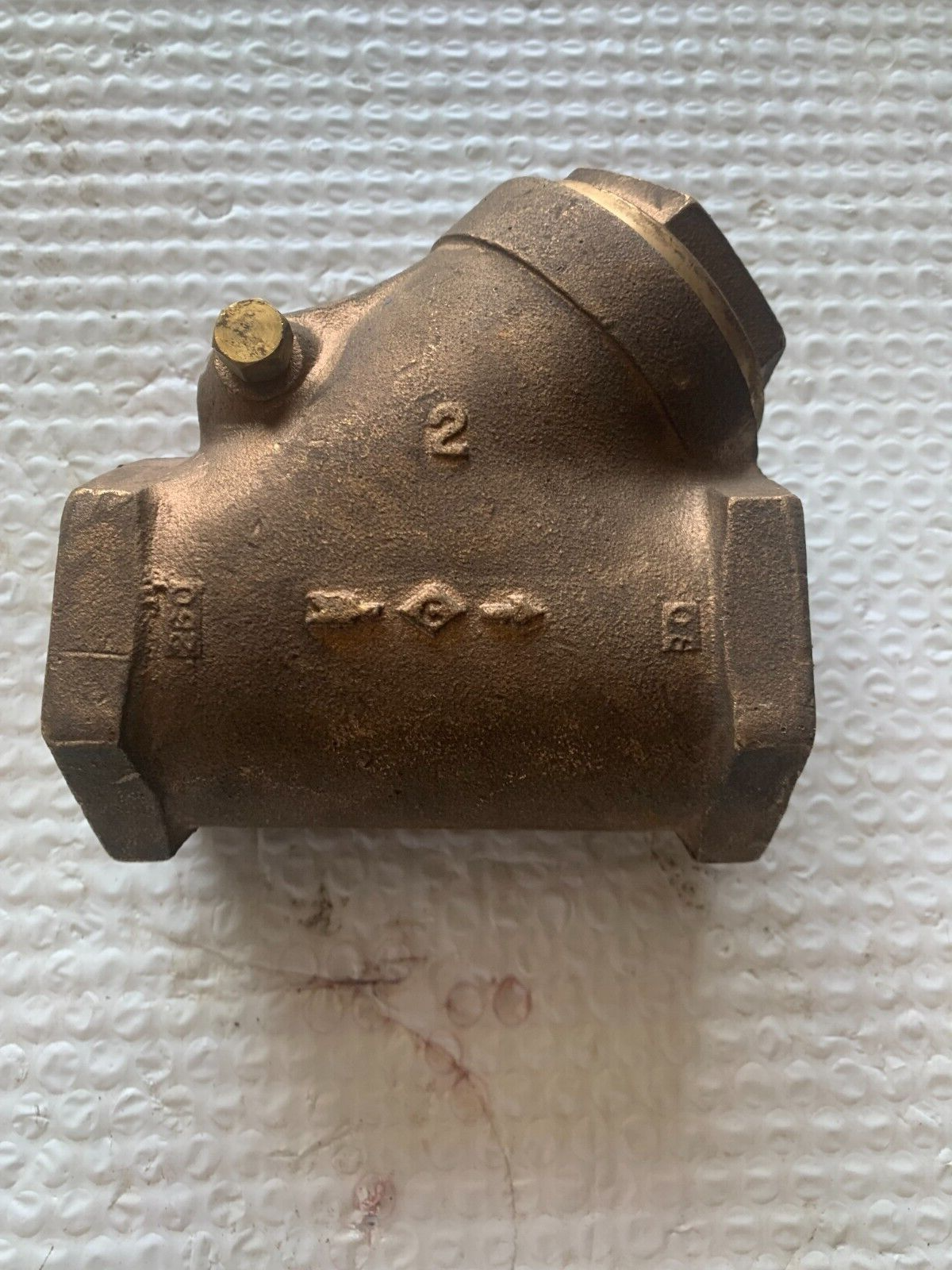 NEW CRANE 2" Y-PATTERN SWING CHECK VALVE 200S 400 CWP