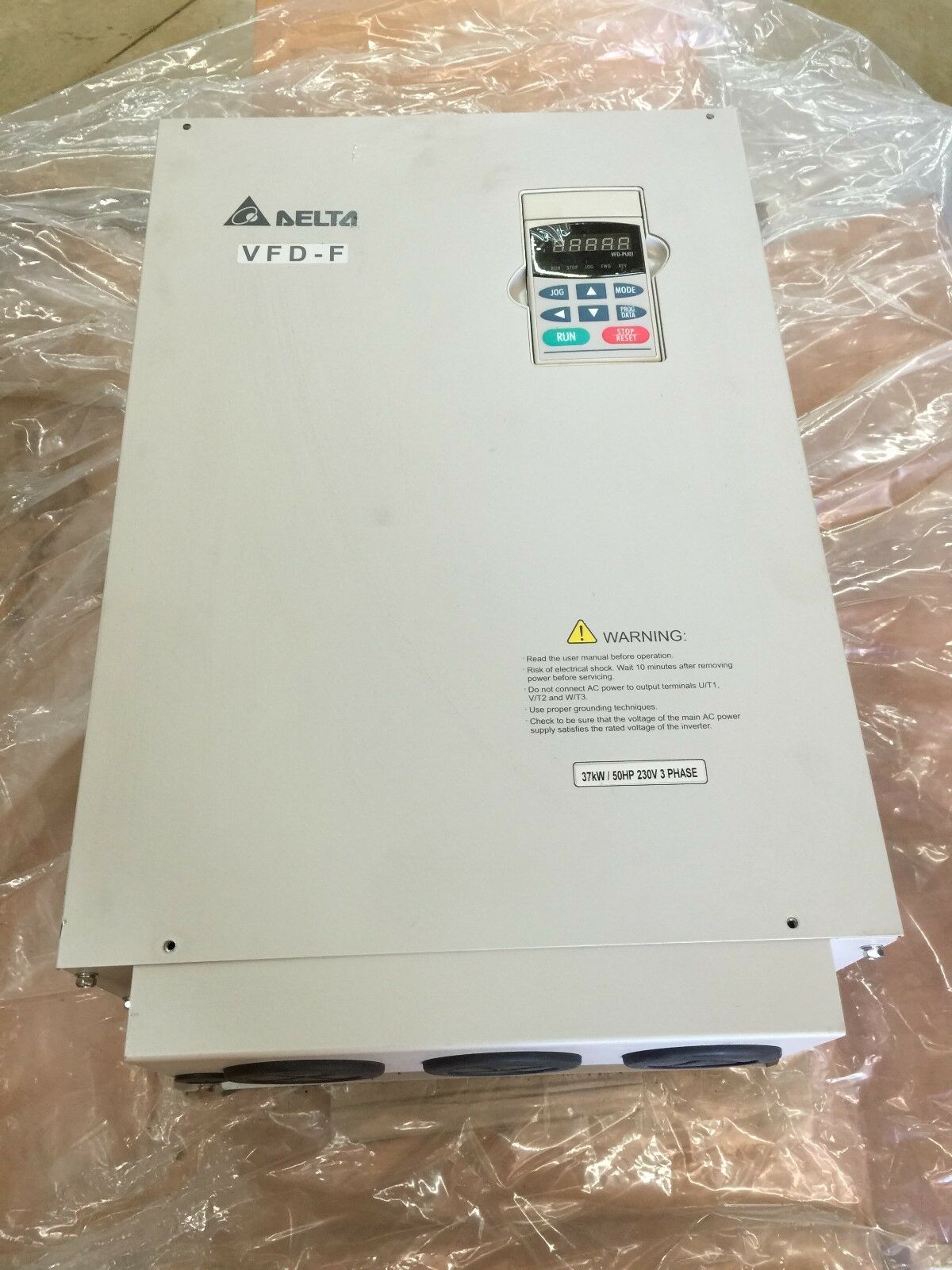 NEW DELTA 50HP 230V 3 PHASE VFD DRIVE VFD370F23A