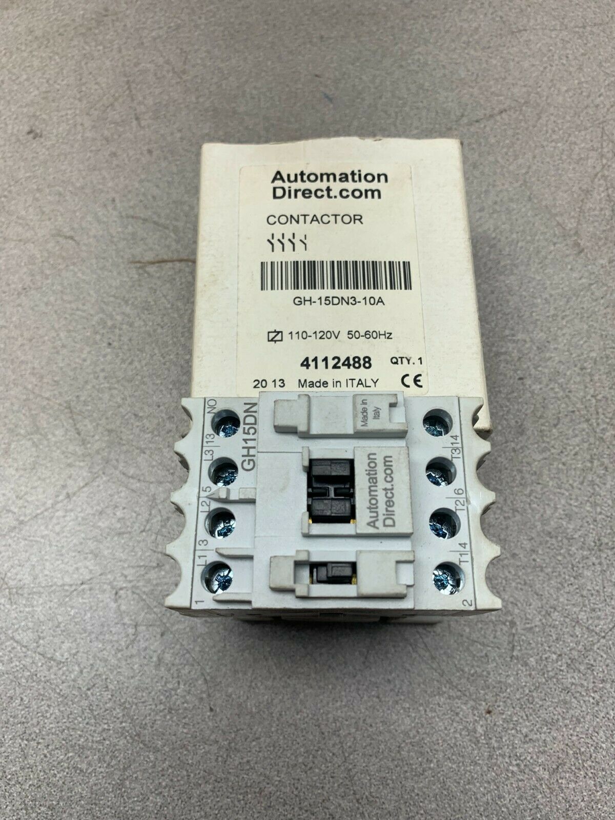 NEW IN BOX AUTOMATION DIRECT CONTACTOR GH-15DN3-10A