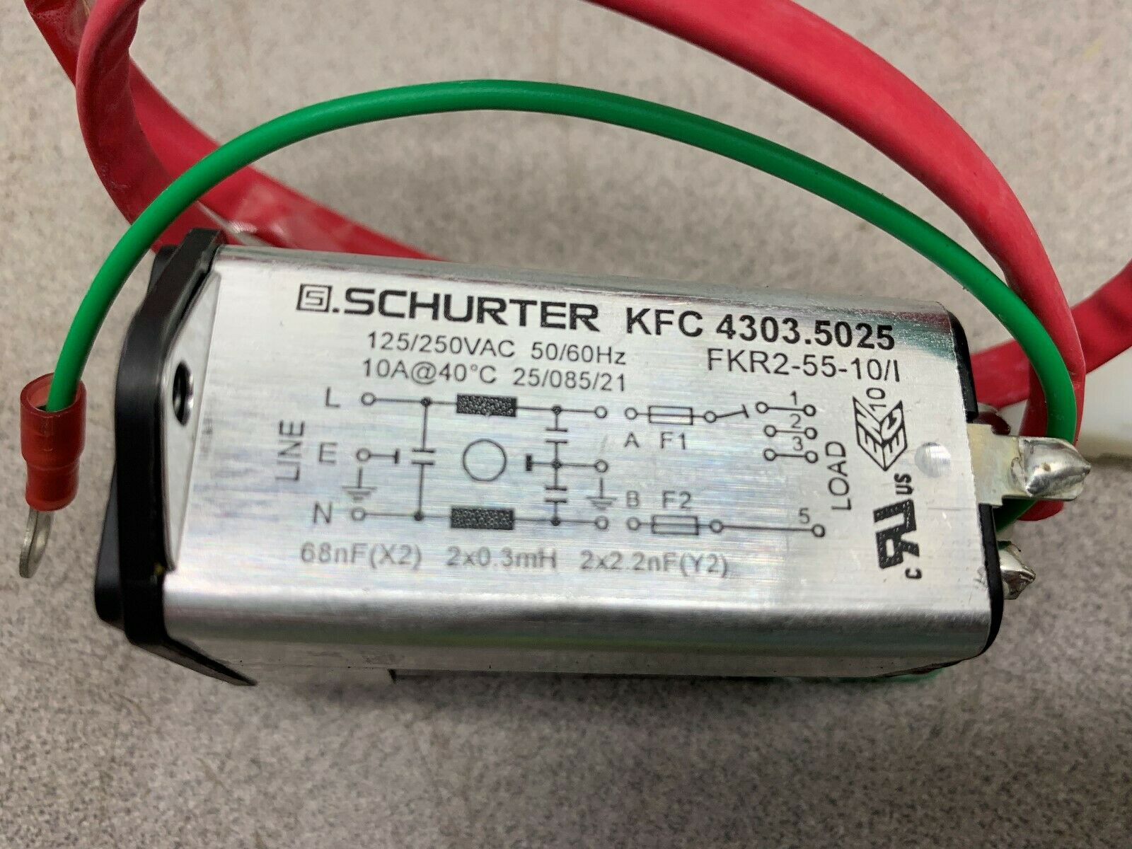 NEW NO BOX SCHURTER RECEPTACLE  KFC4303.502S