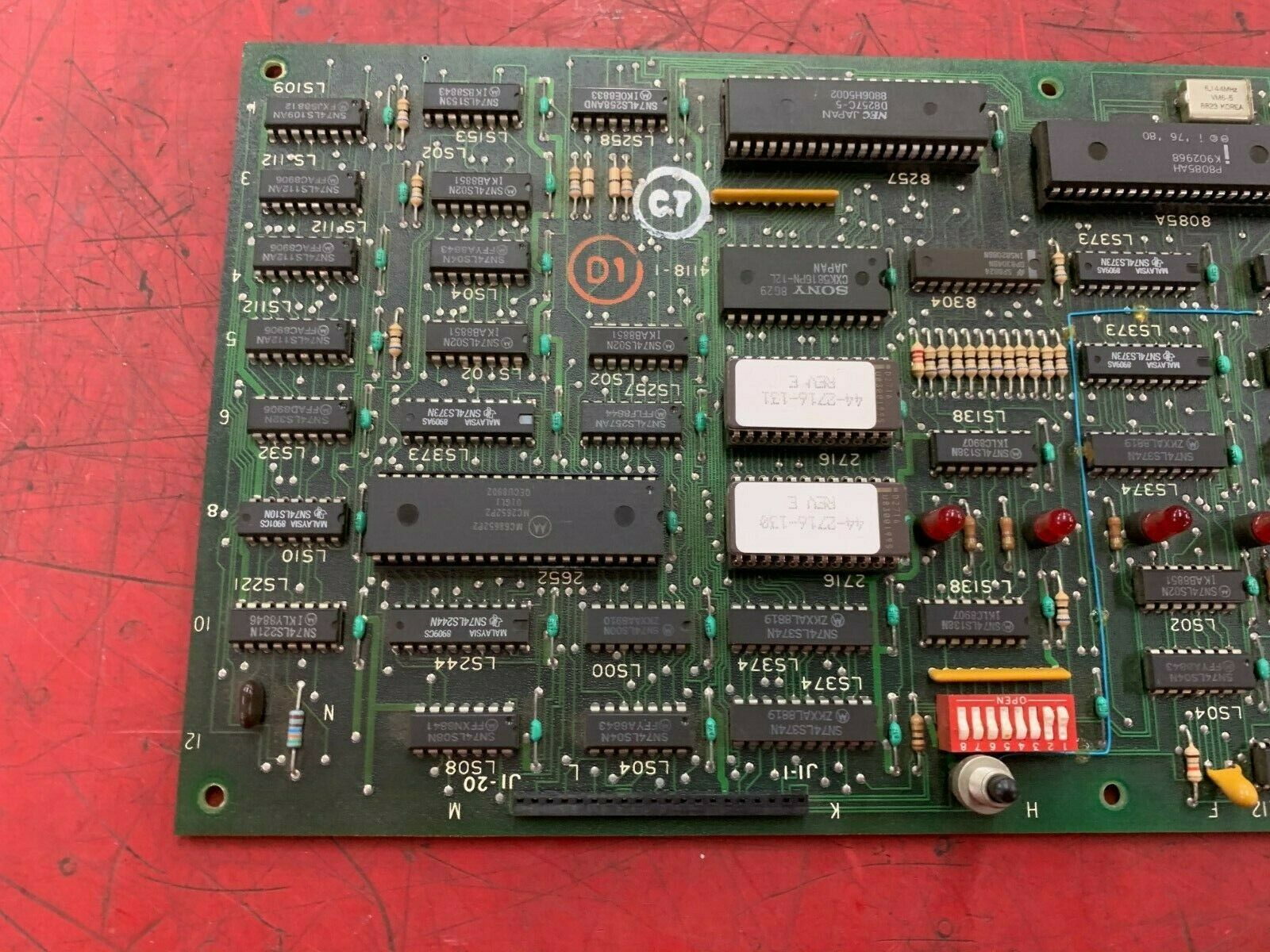 USED GOULD MODICON S203-001 REV. A CIRCUIT BOARD