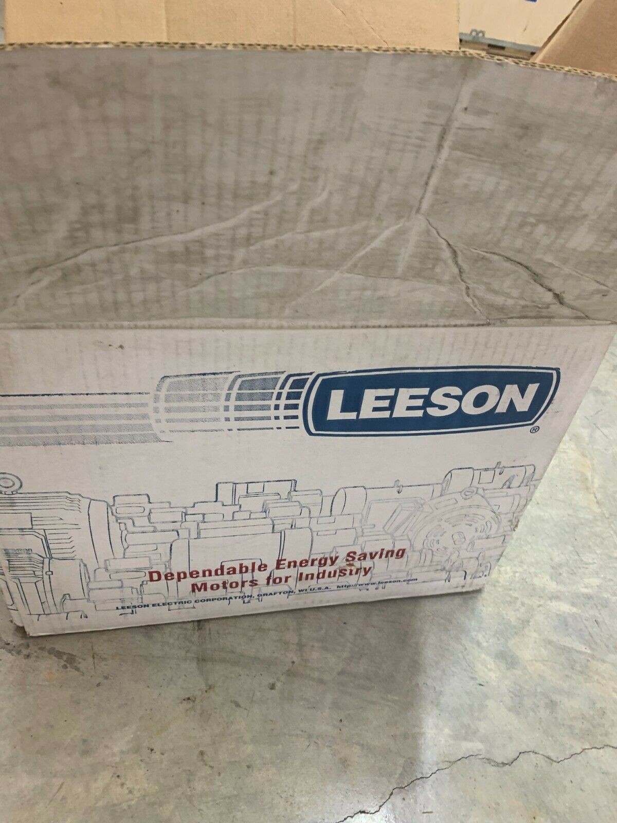 NEW LEESON G130327.00 5HP 1760RPM ELECTRIC MOTOR 208/230/460V. C184T17DK15A