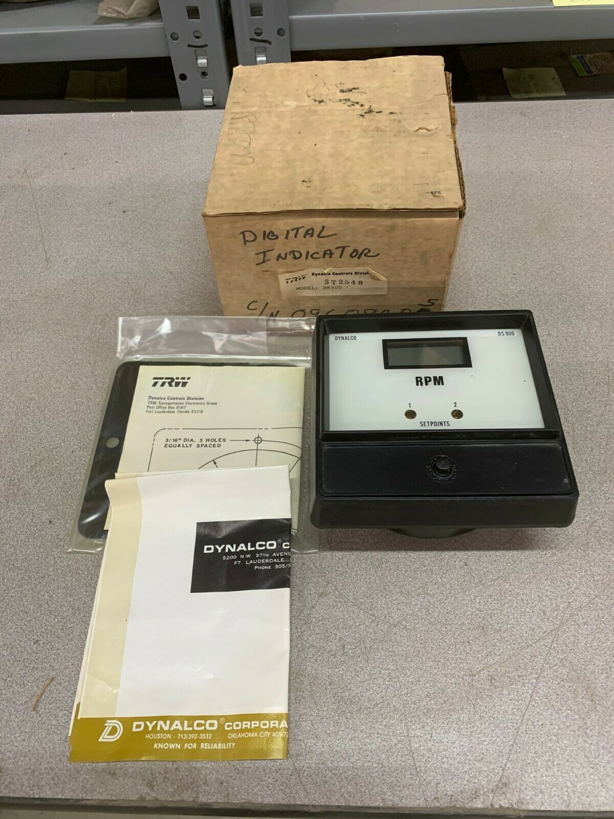 NEW IN BOX DYNALCO DIGITAL INDICATOR DS900-177