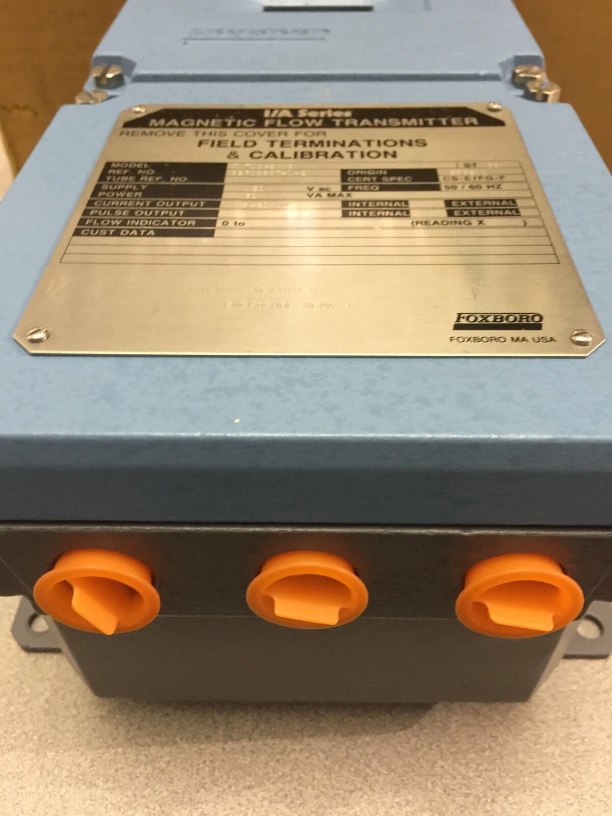 (REMAN) FOXBORO I/A SERIES MAGNETIC FLOW TRANSMITTER IMT10-SA15