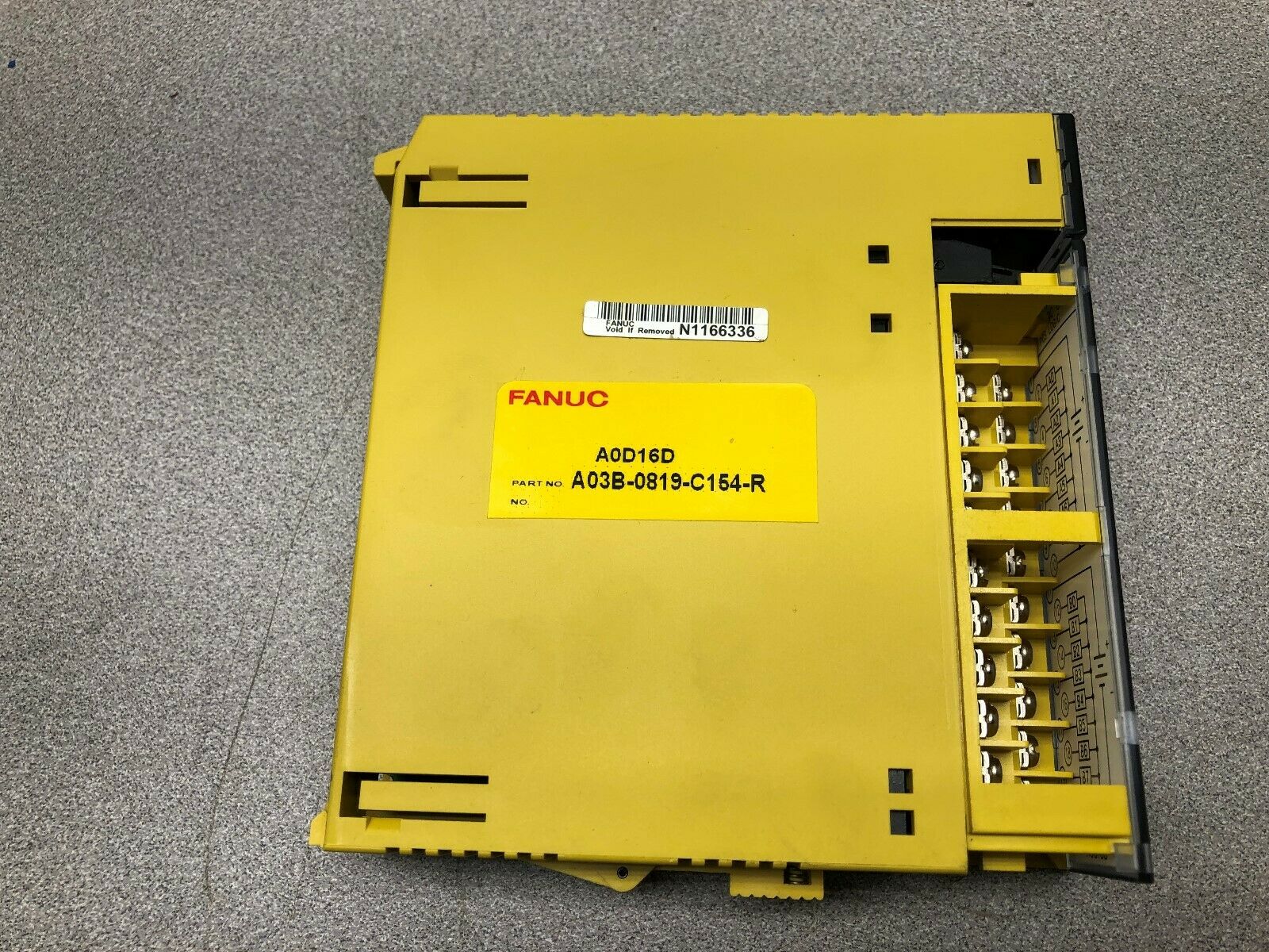 NEW NO BOX FANUC 16 PT OUTPUT MODULE AOD16D  /  AO3B-0819-C154-R