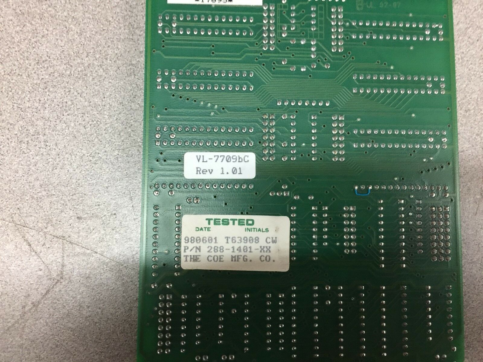 USED BUCKMINSTER CIRCUIT BOARD C-1510