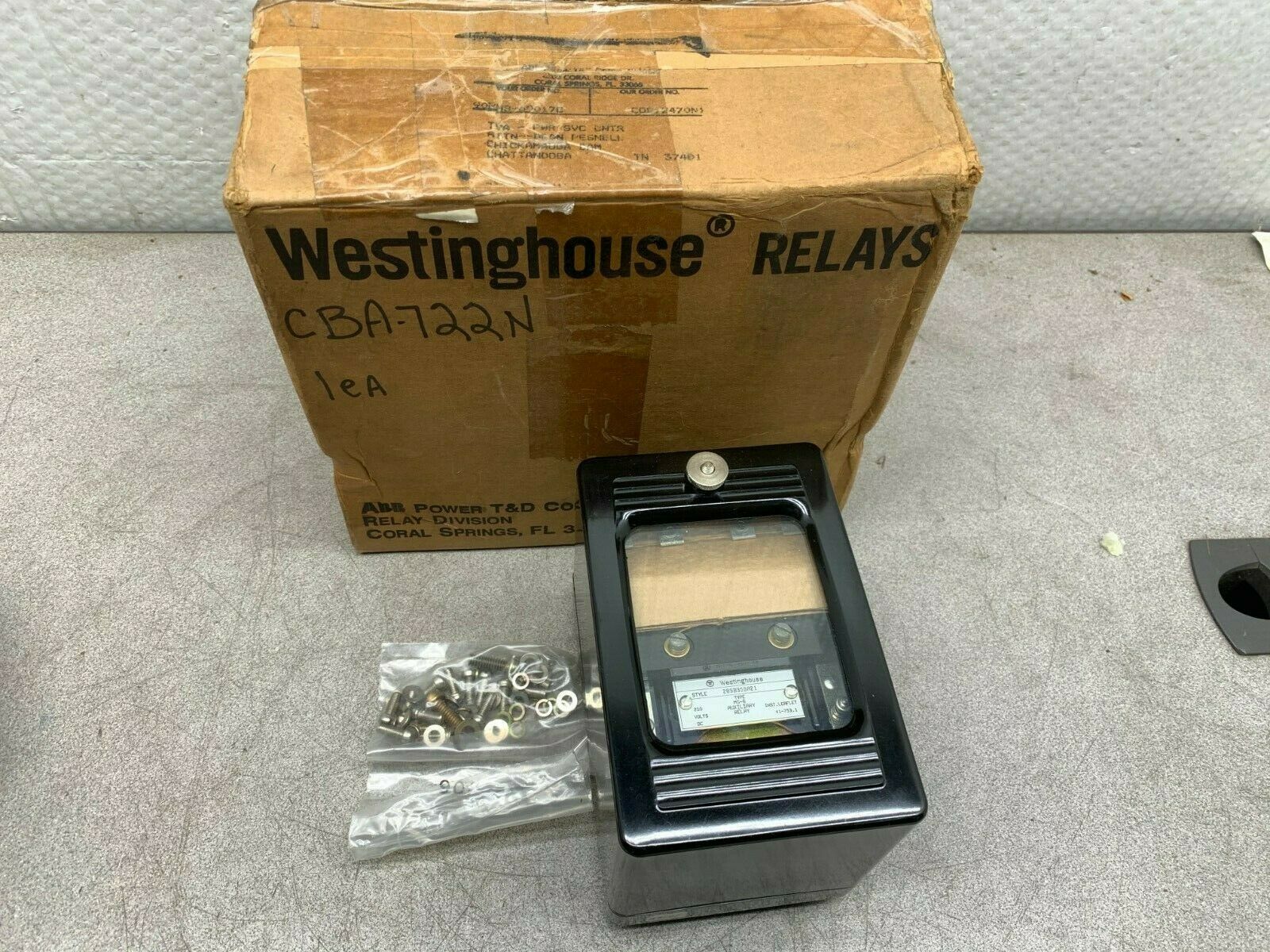 NEW IN BOX WESTINGHOUSE ABB AUXILIARY RELAY 289B359A21 TYPE MG-6