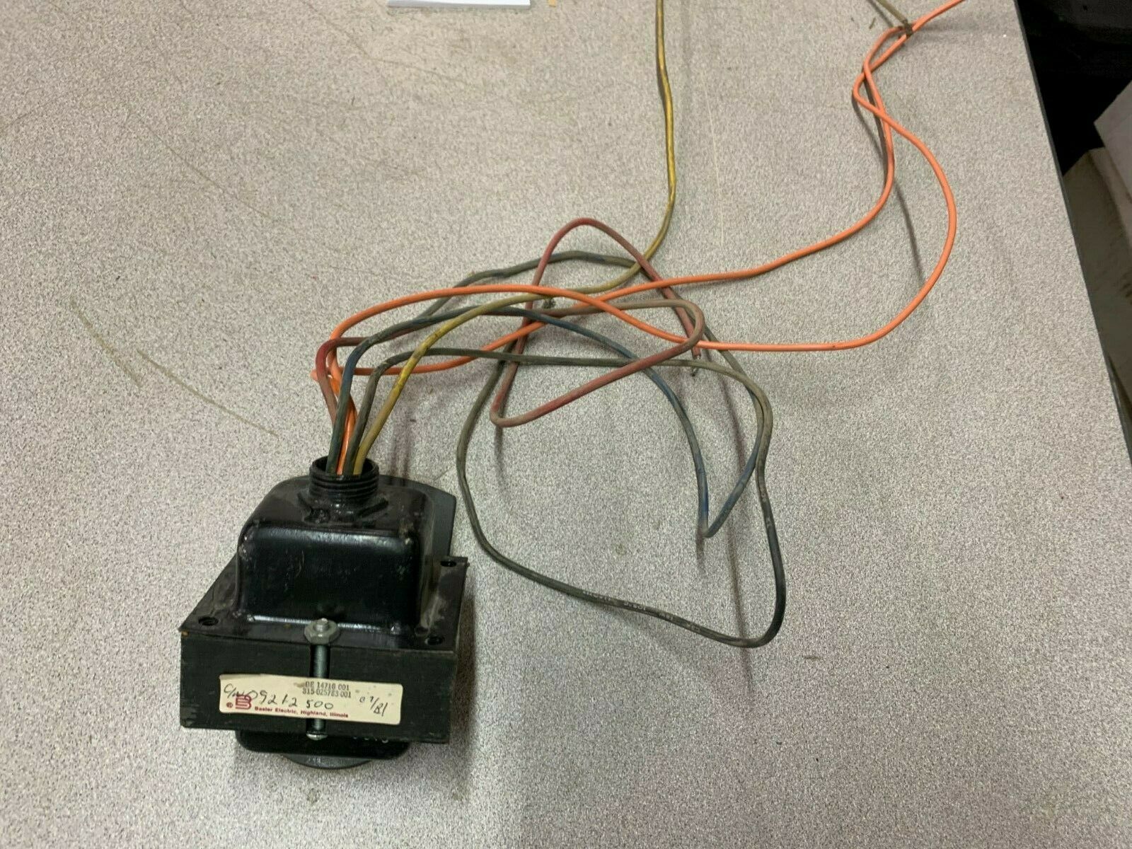 NEW NO BOX BASLER TRANSFORMER 315-025783-001